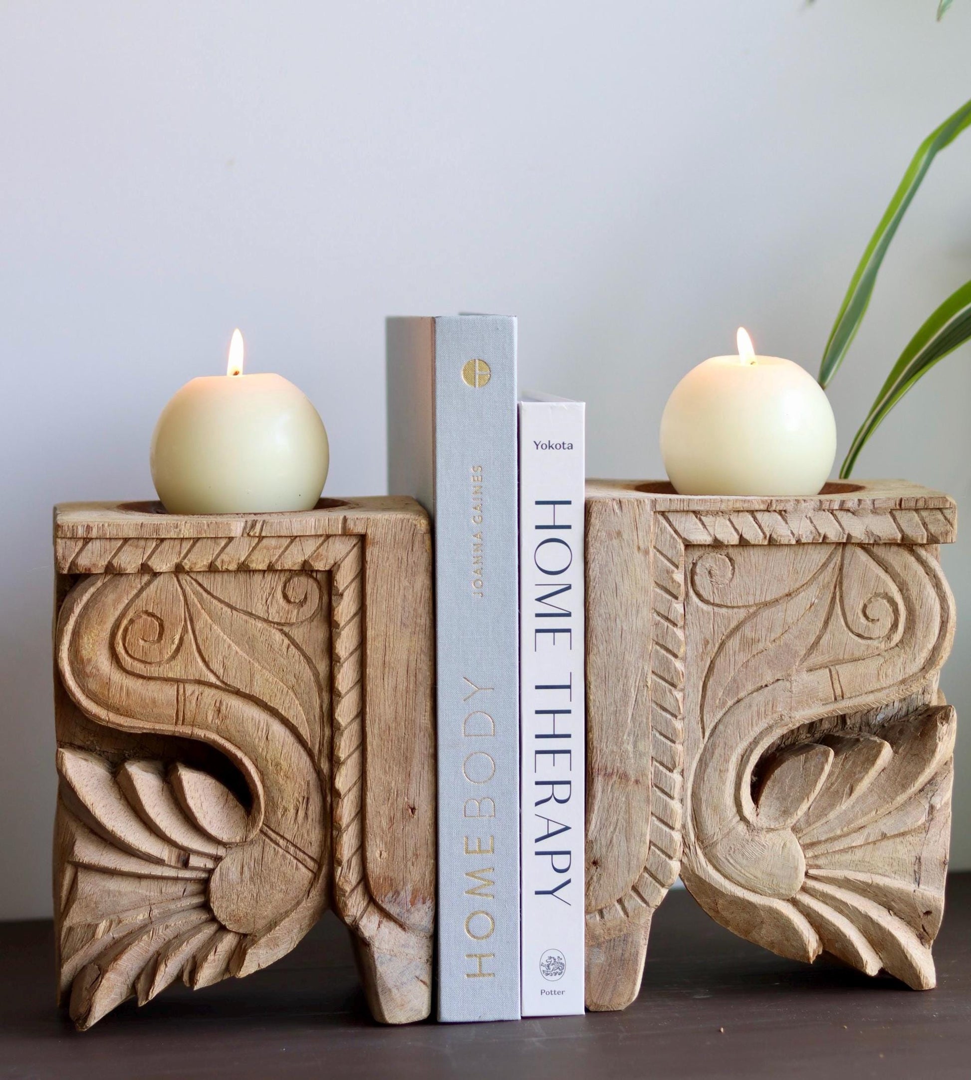 Vintage Corbel Candle Holder & Bookend