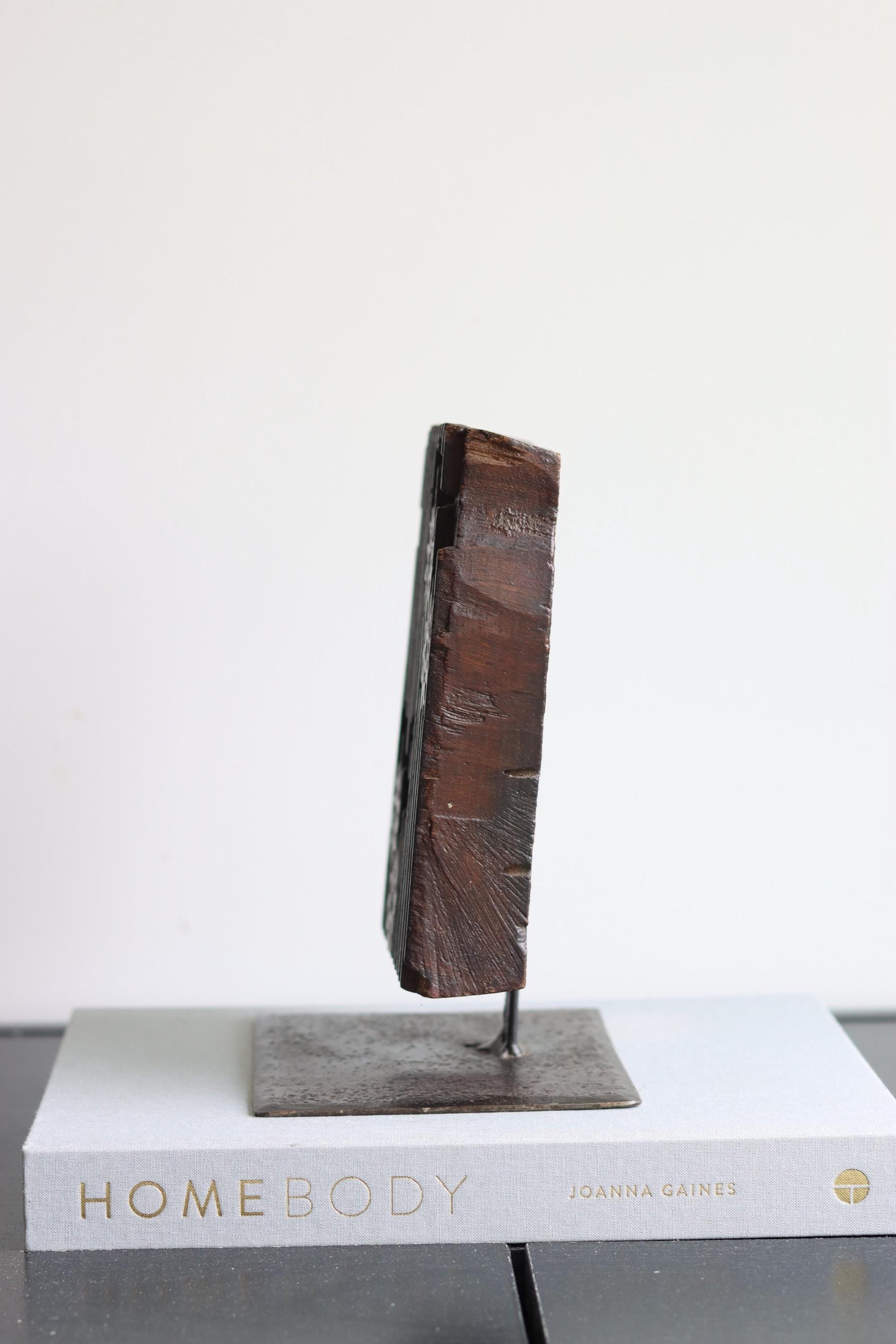 Vintage Block Print Stamp on Stand