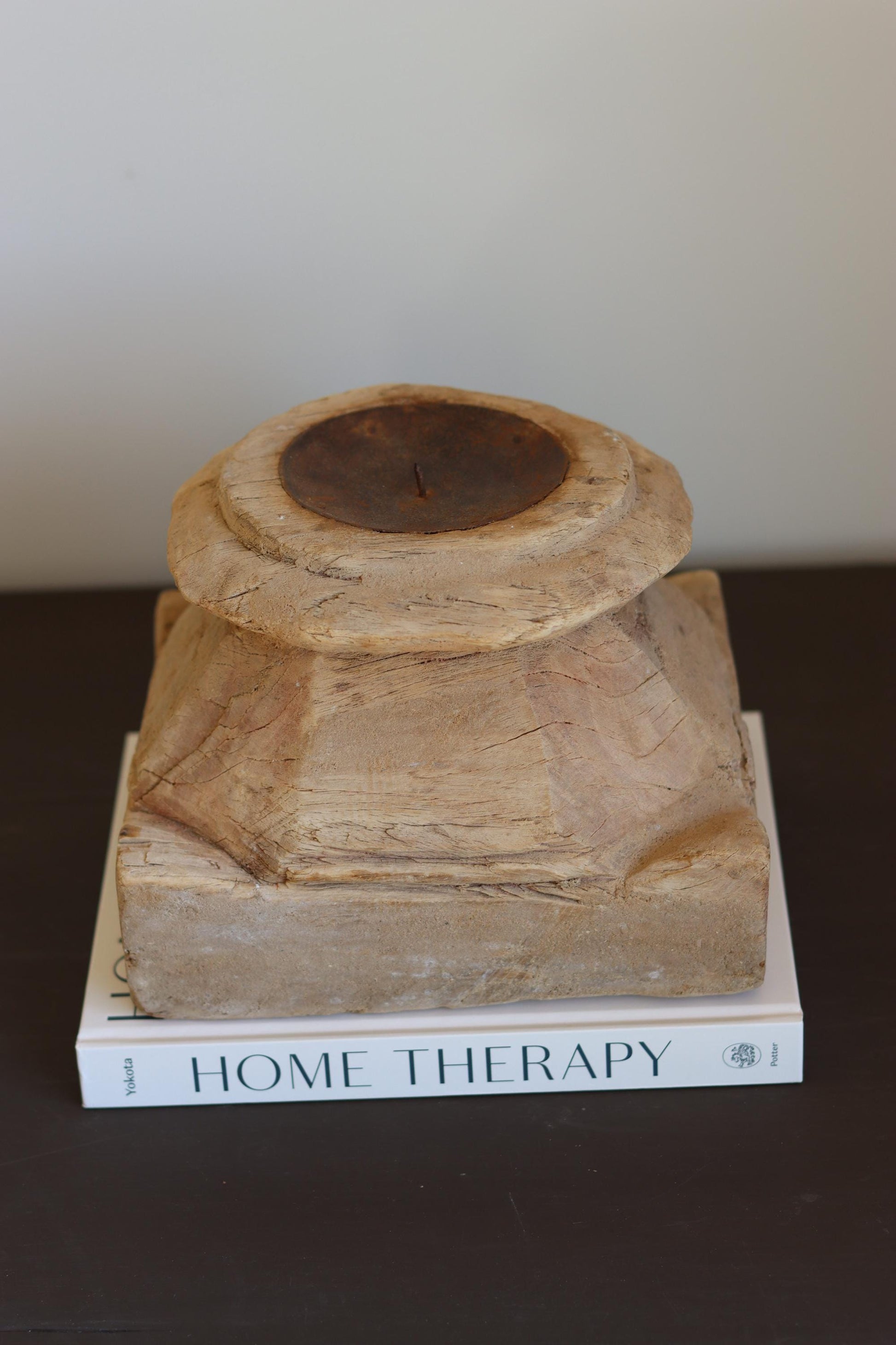 Vintage Column Base Candle Holder