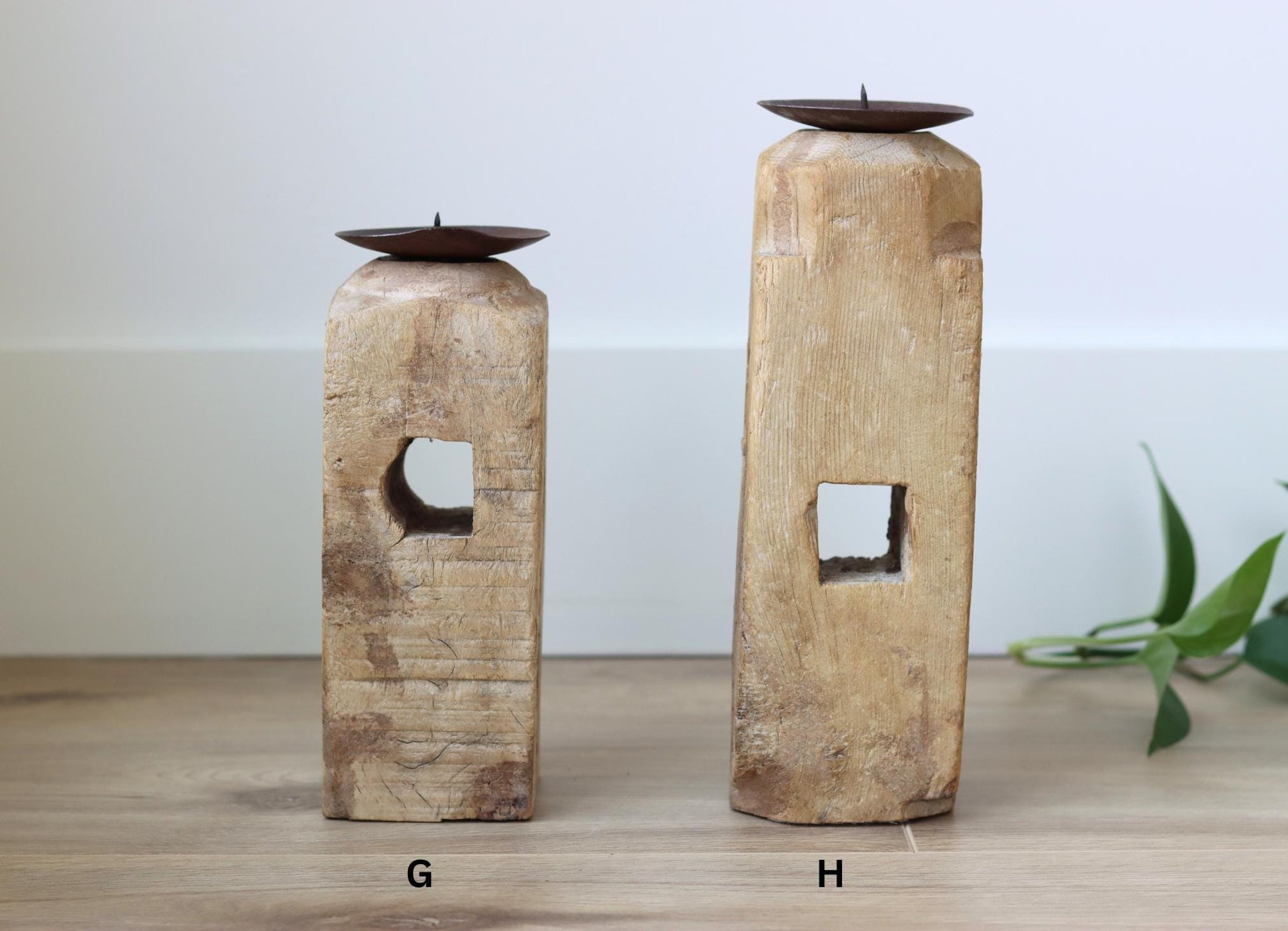Vintage Small Paga Candle Holders