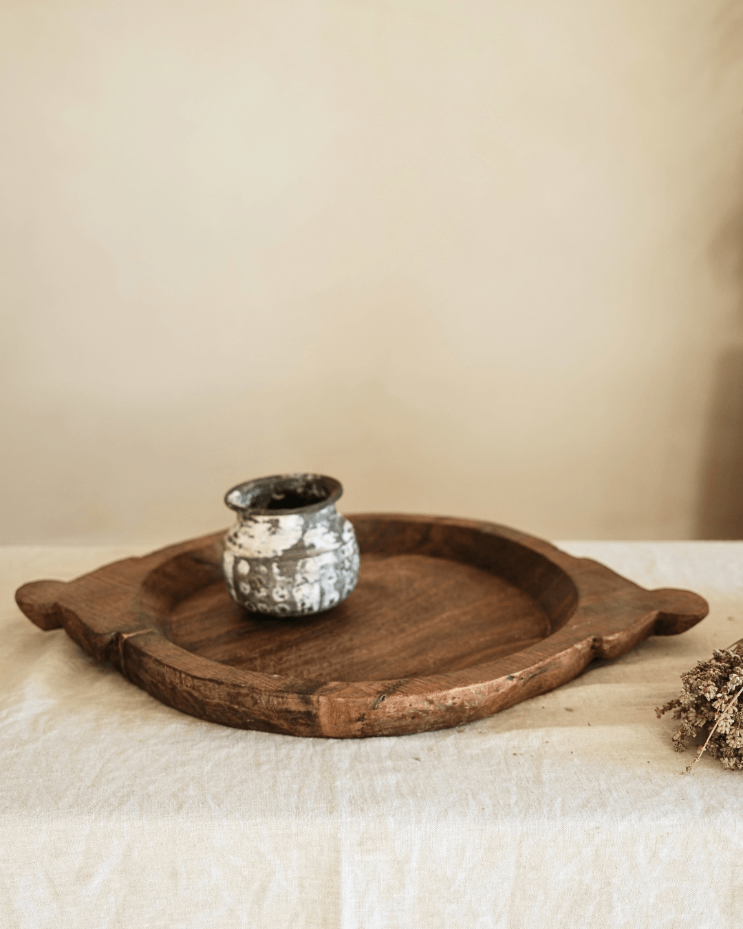Wood Dough Bowl no 17