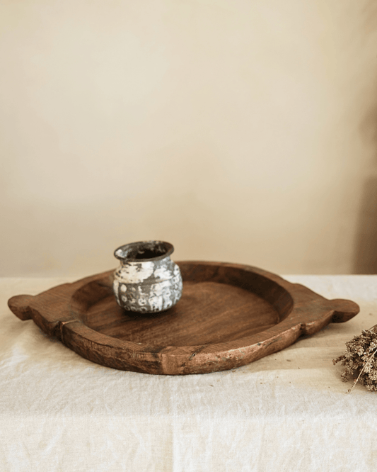 Wood Dough Bowl no 17
