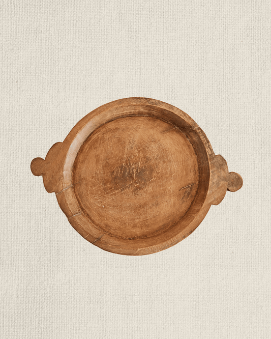 Wood Dough Bowl no 19
