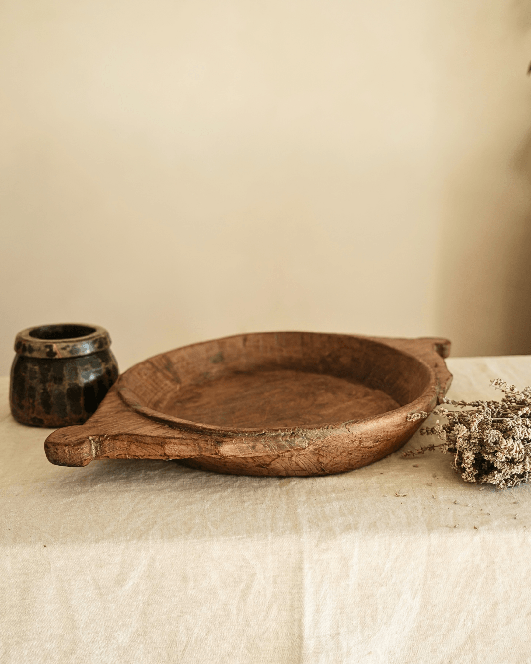 Wood Dough Bowl no 14