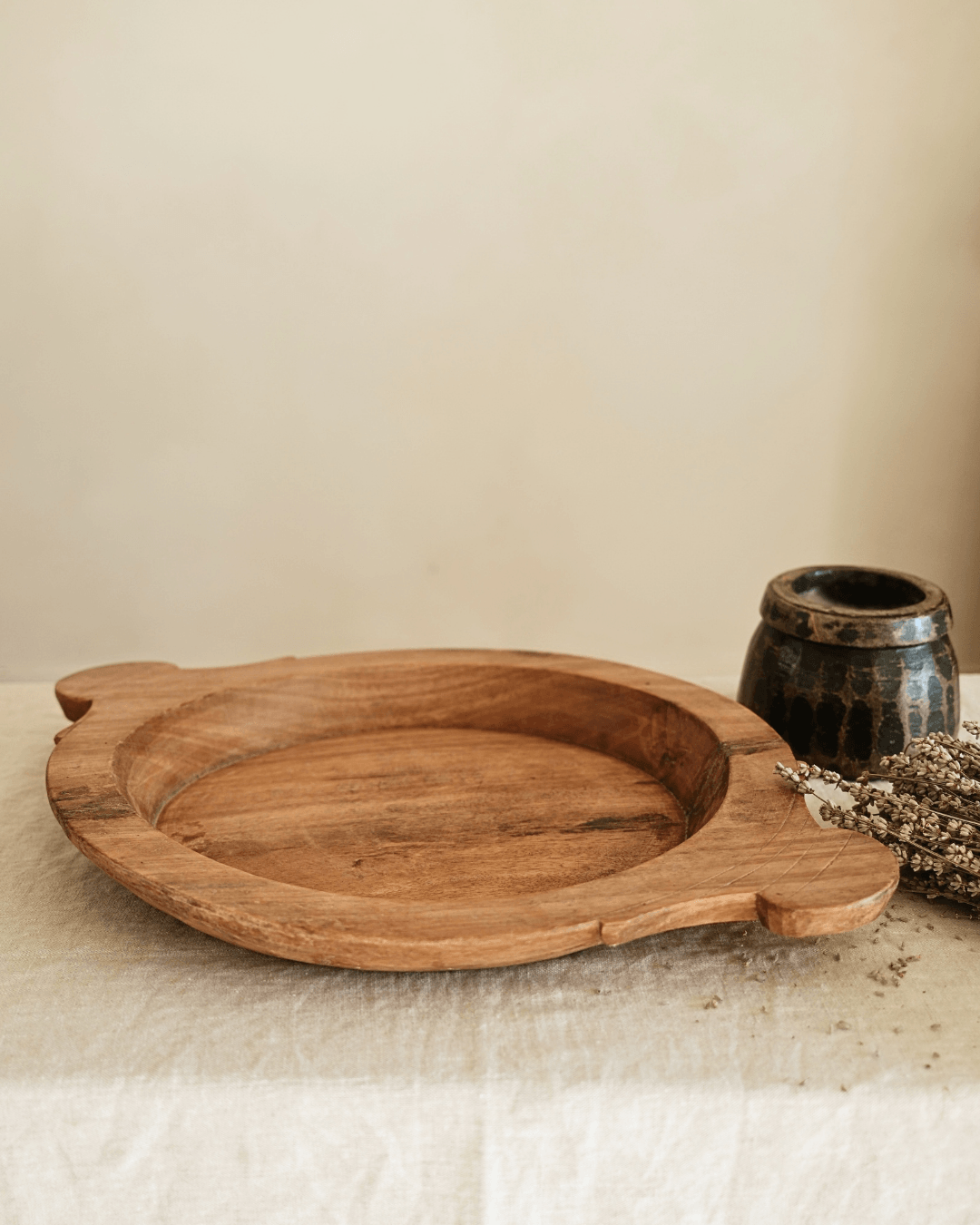 Wood Dough Bowl no 13