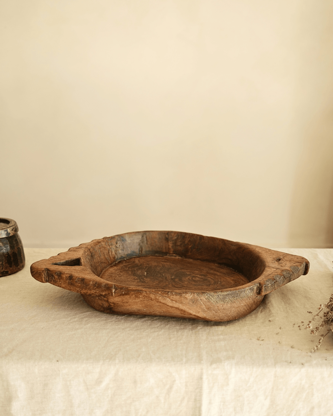 Wood Dough Bowl no 15