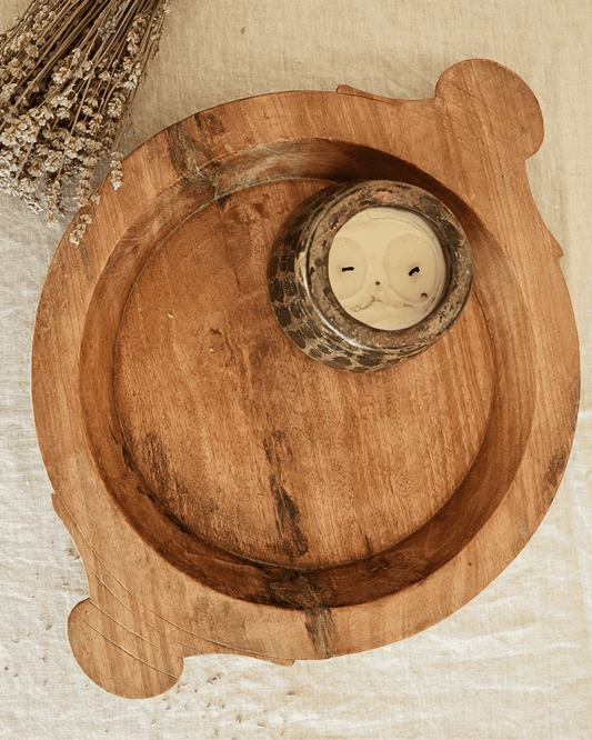 Wood Dough Bowl no 13