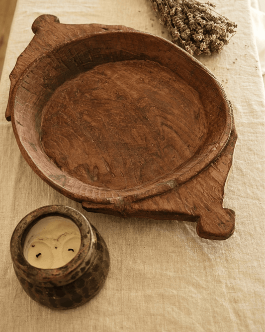 Wood Dough Bowl no 14