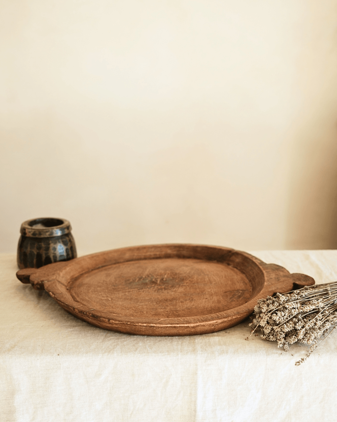 Wood Dough Bowl no 19