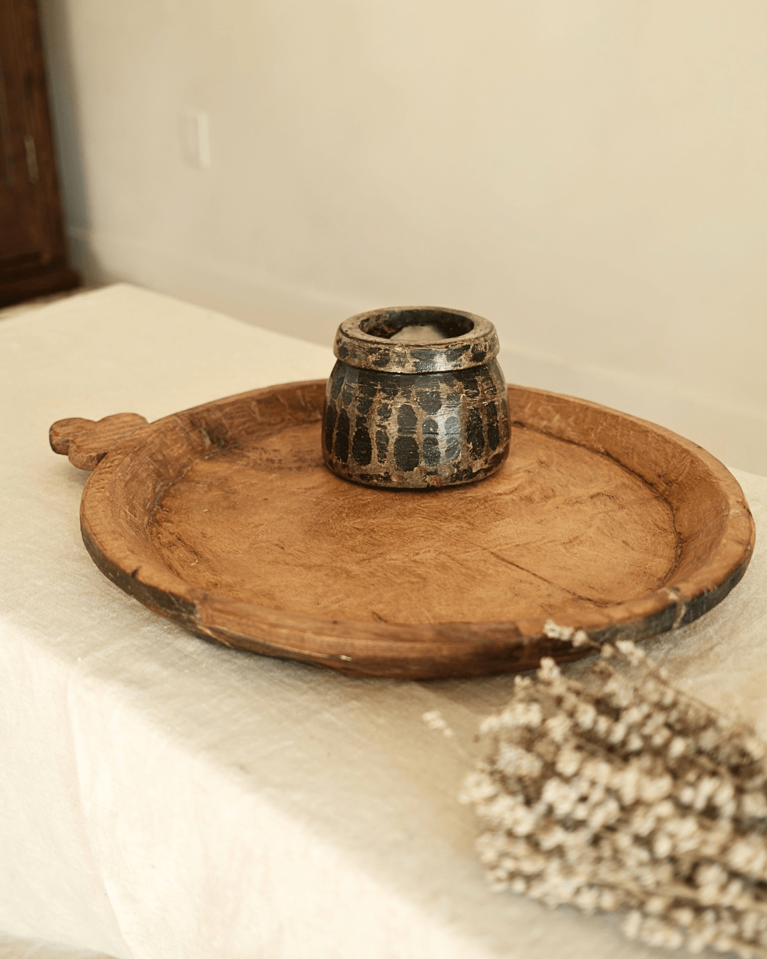 Wood Dough Bowl no 12