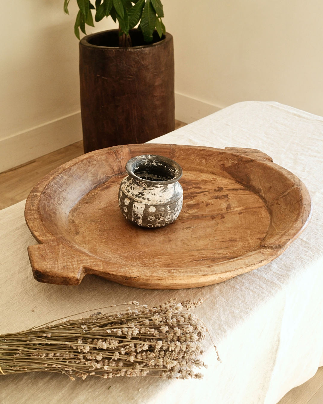 Wood Dough Bowl no 20