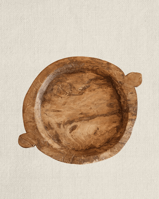 Wood Dough Bowl no 18