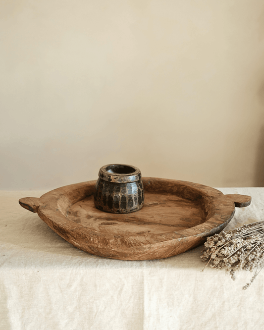 Wood Dough Bowl no 18