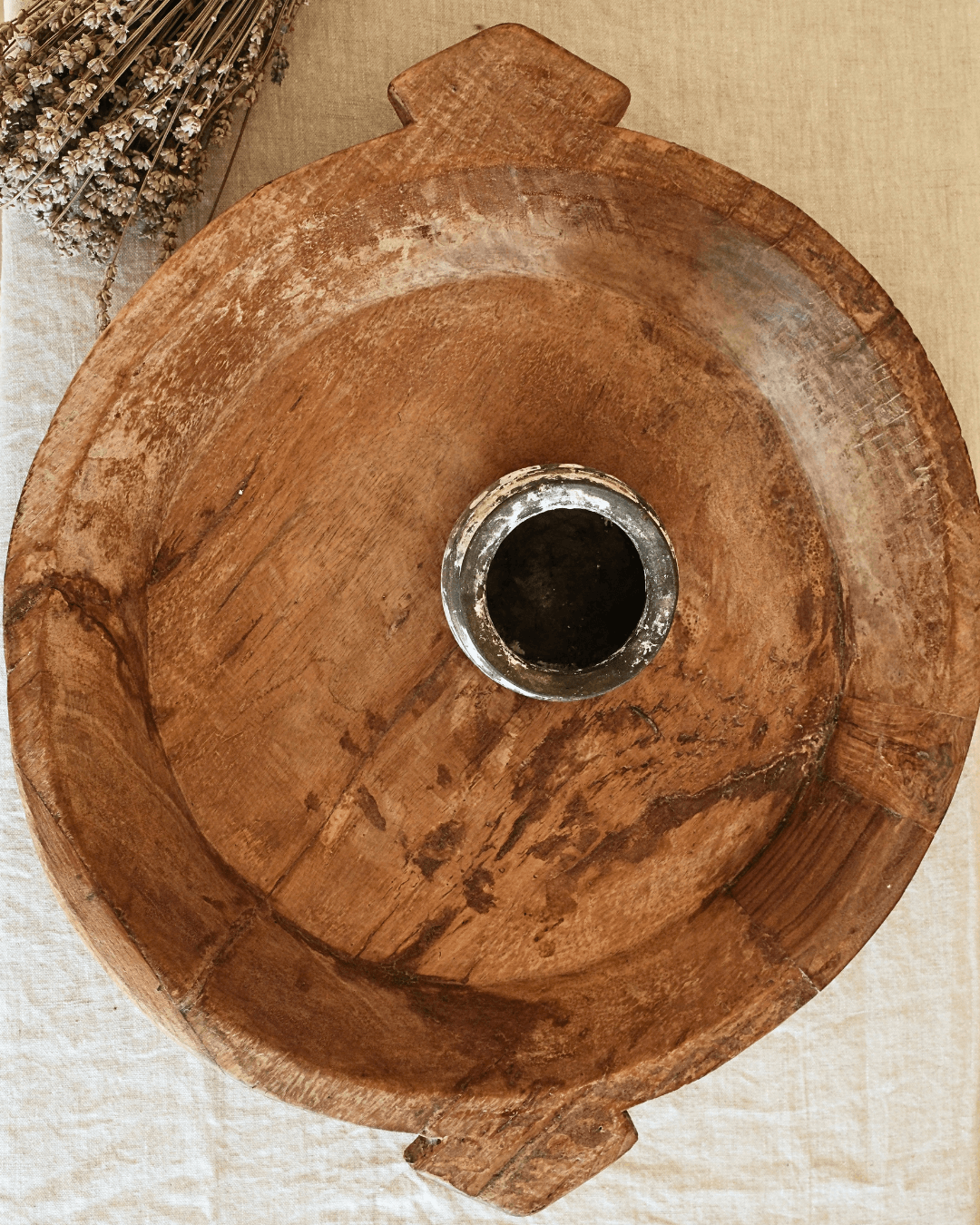Wood Dough Bowl no 20