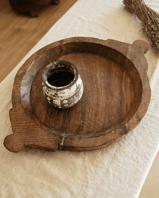 Wood Dough Bowl no 17