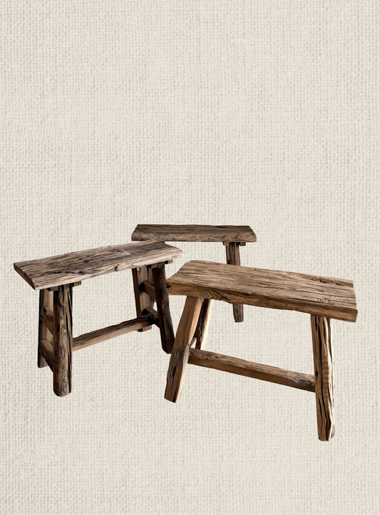 Sleeper Wood Stools