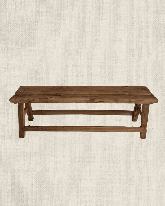 Wooden Farmhouse Bench