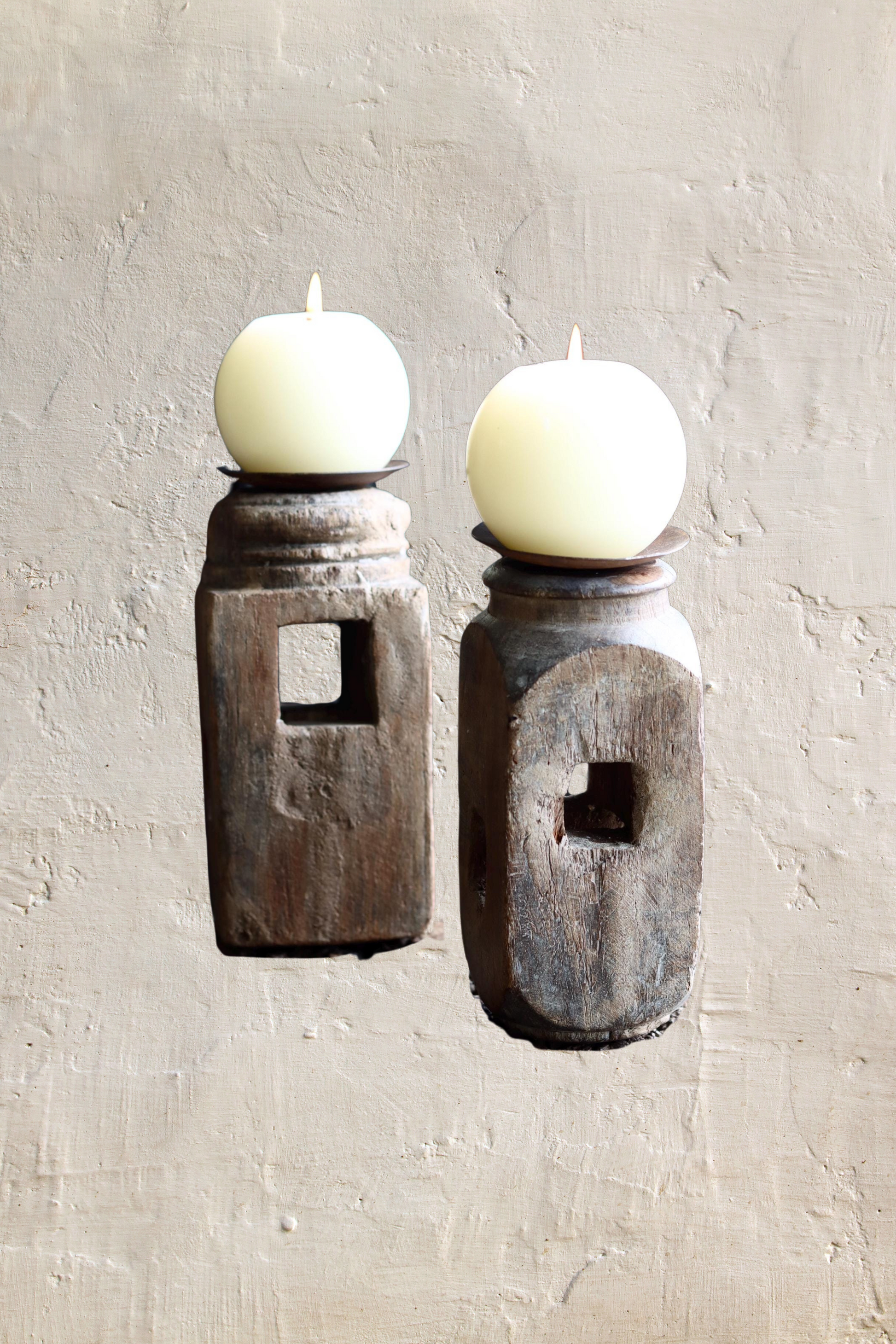 Vintage Small Paga Candle Holders