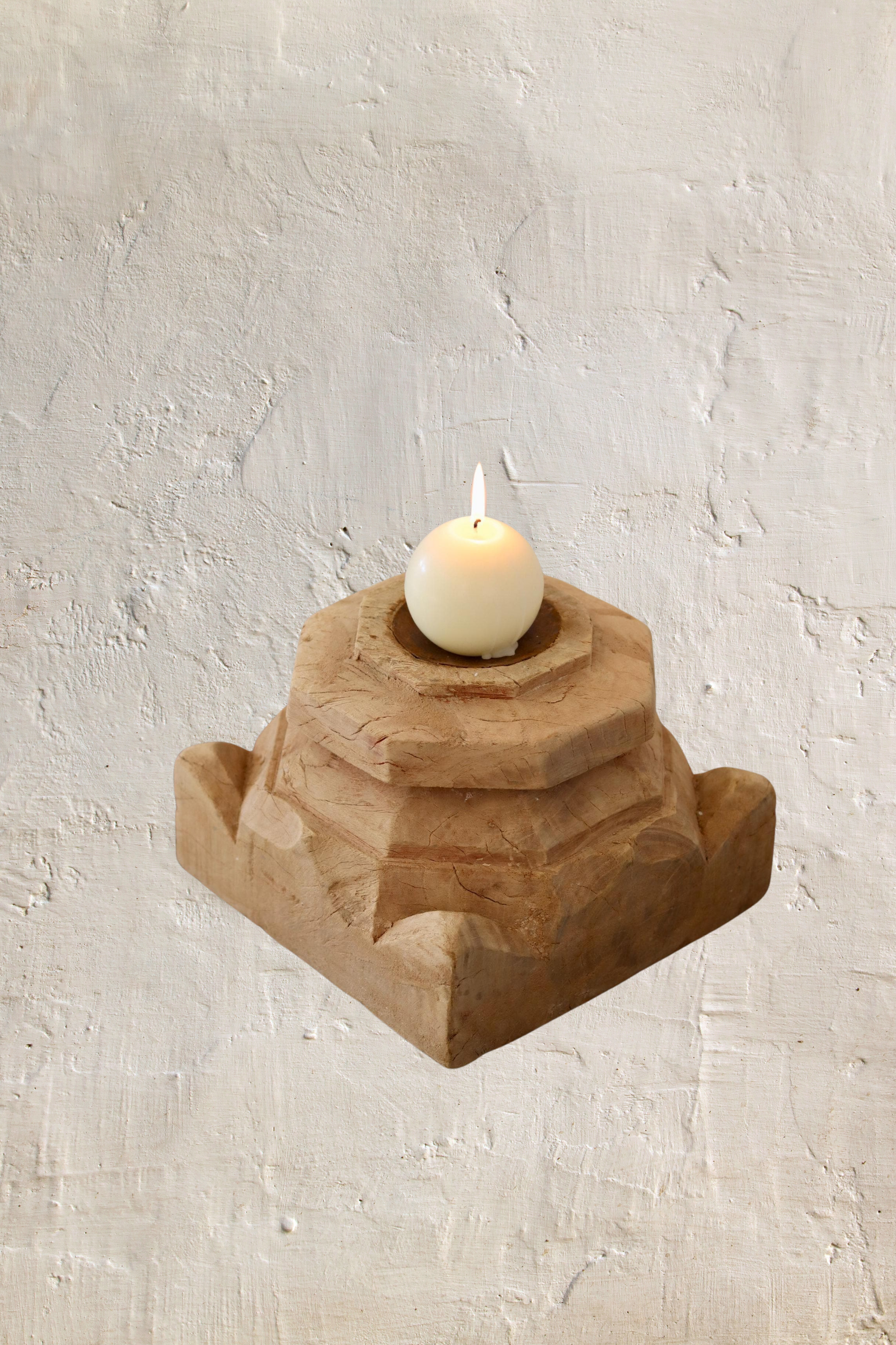 Vintage Column Base Candle Holder