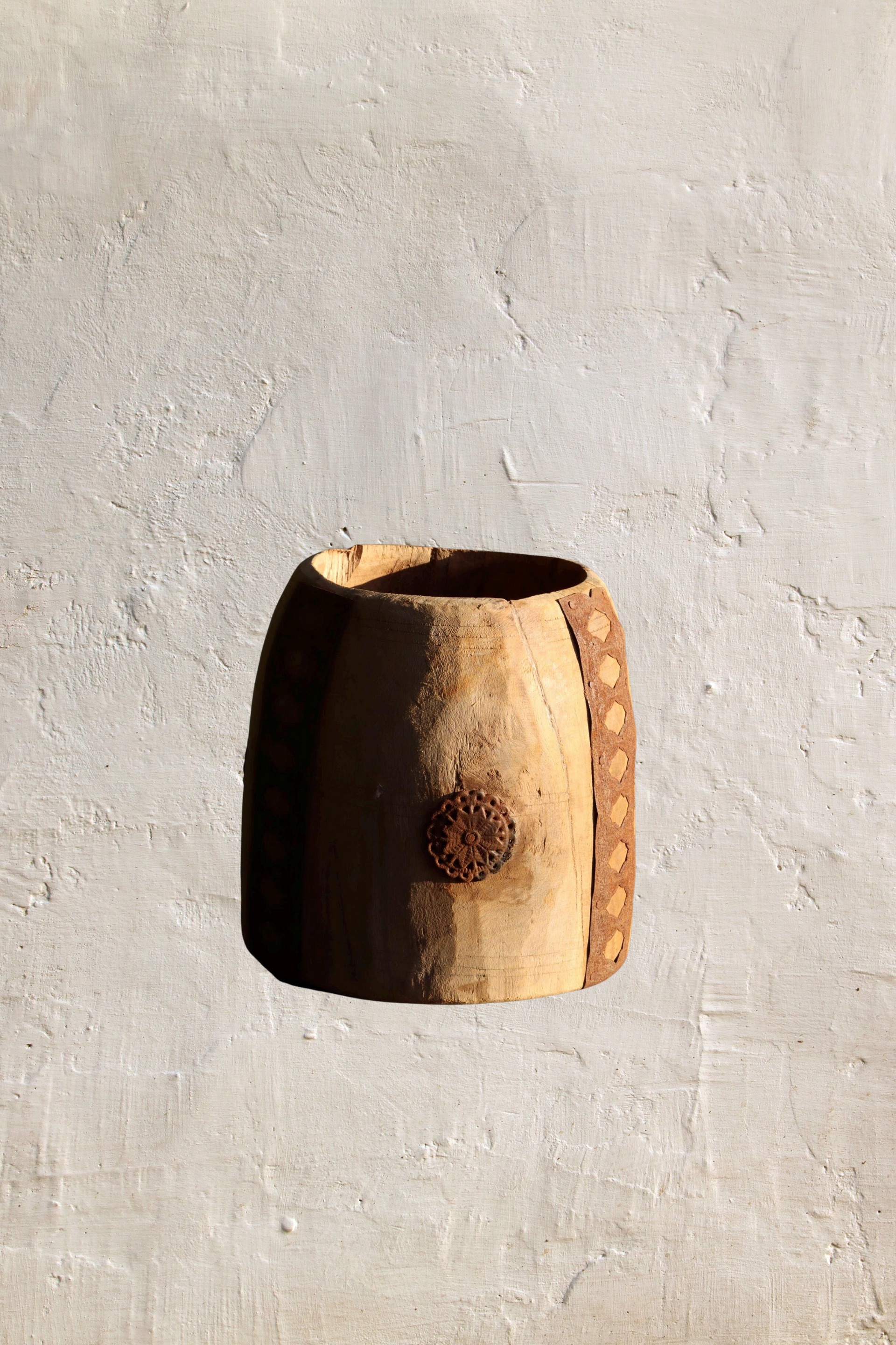 Vintage Wooden Maana Planter