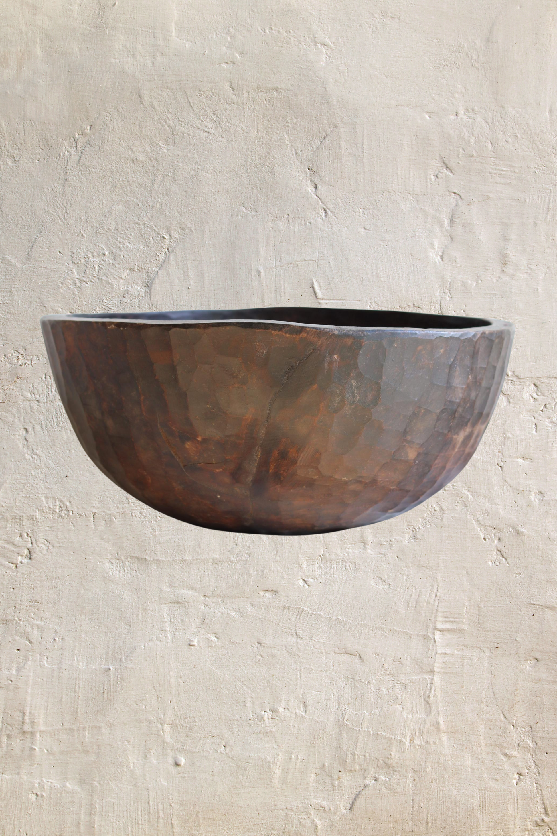 Vintage Naga Primitive Wooden Bowl
