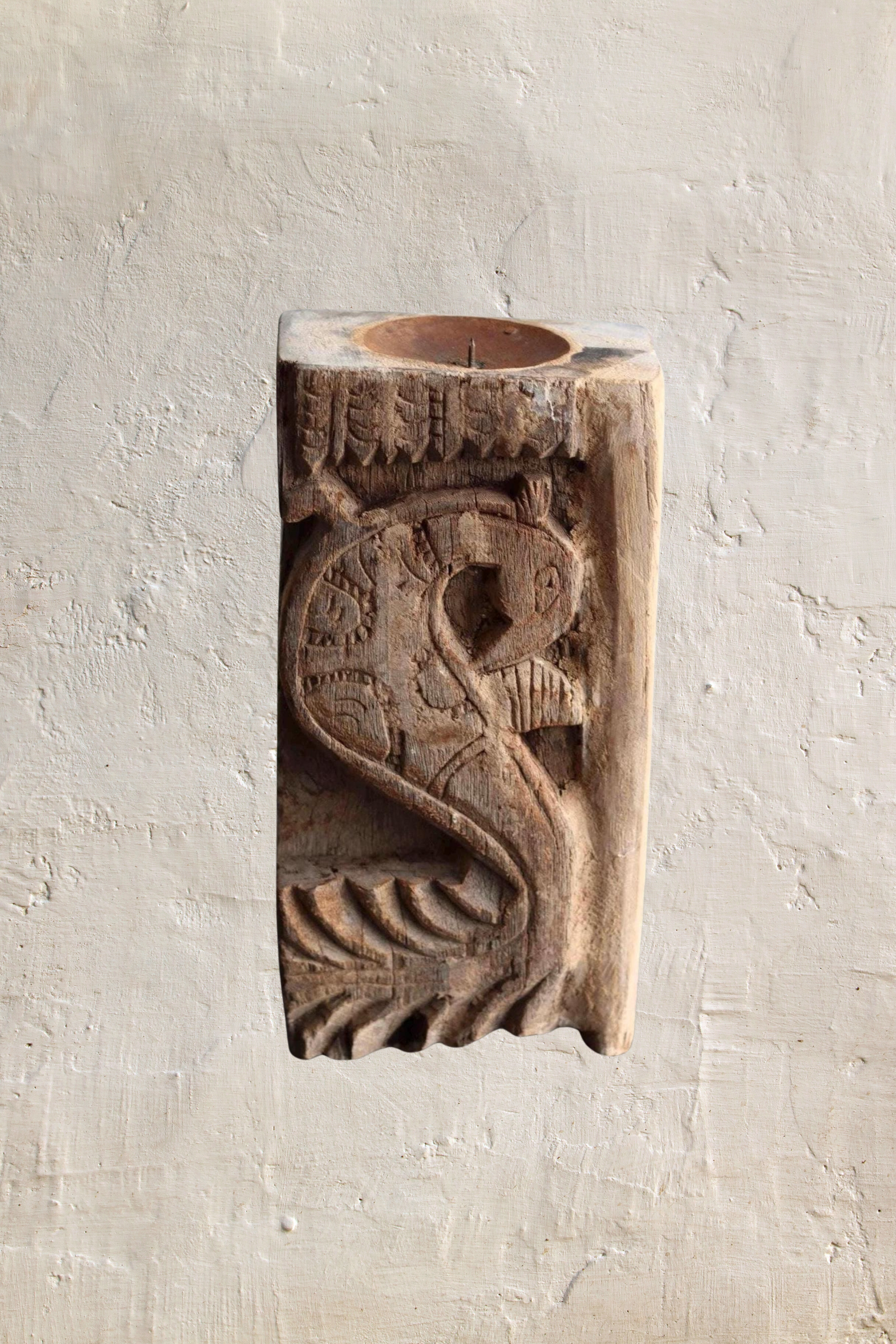 Vintage Corbel Candle Holder / Book End