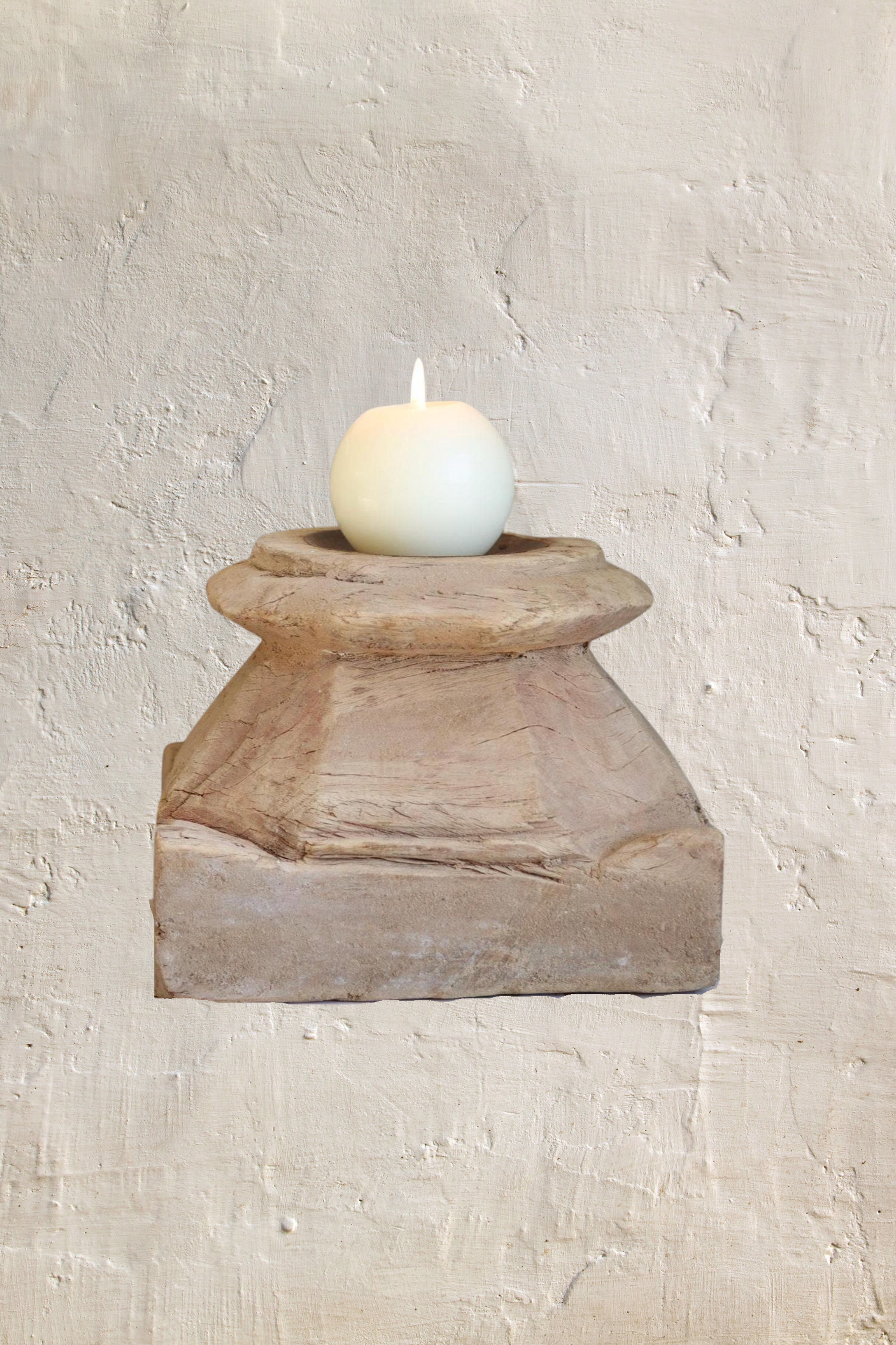 Vintage Column Base Candle Holder