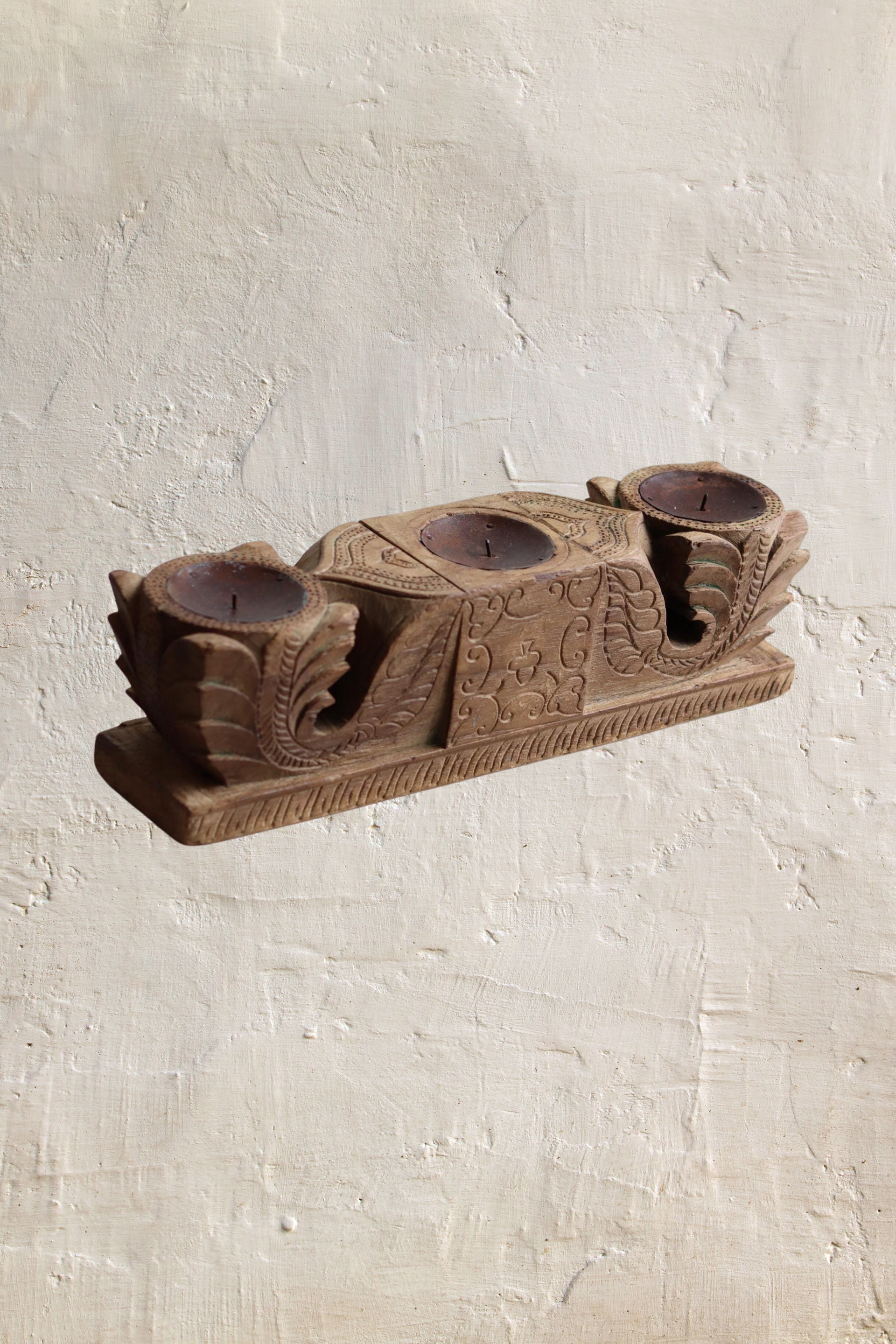 Antique Corbel Candle Holder