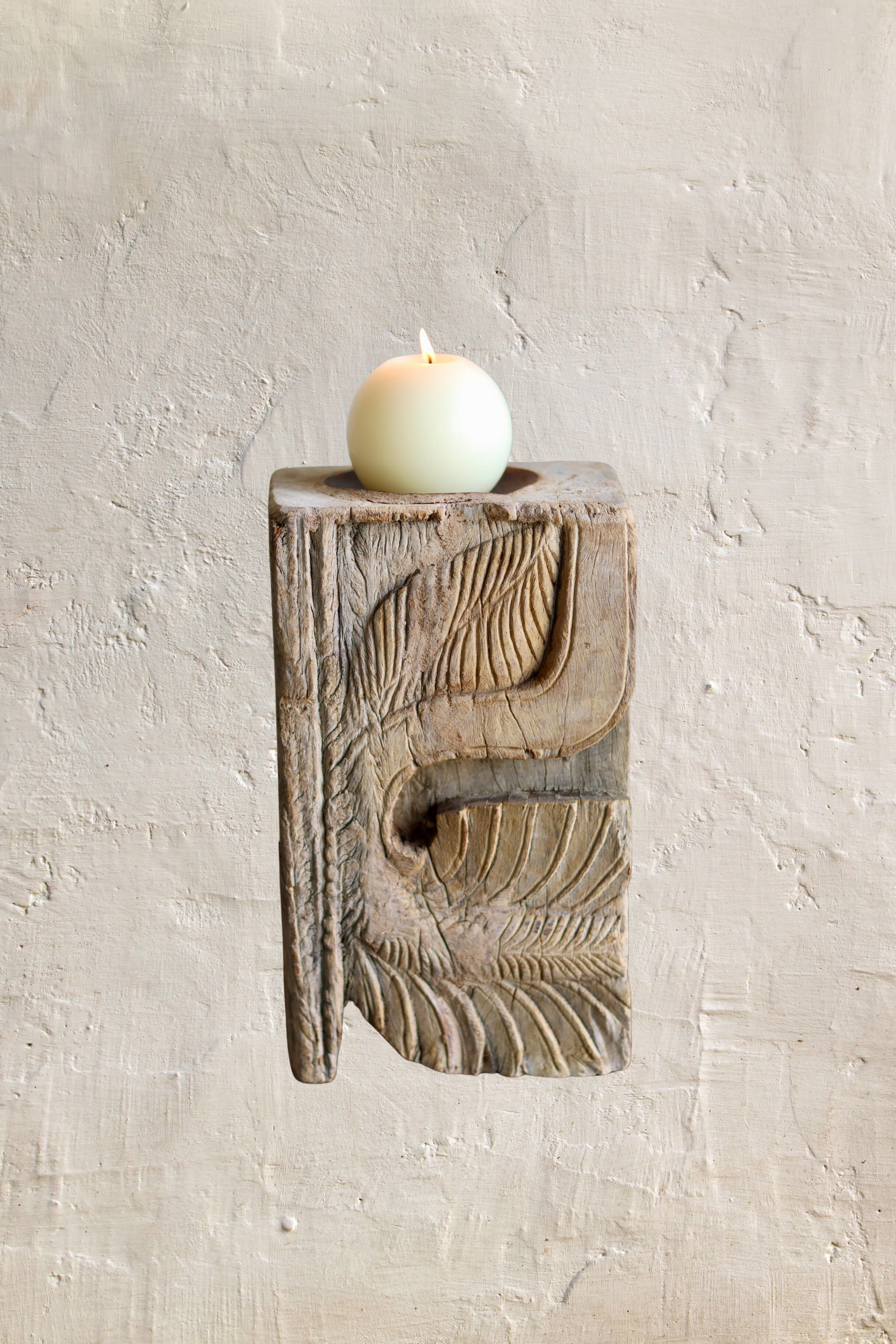 Vintage Corbel Candle Holder & Bookend