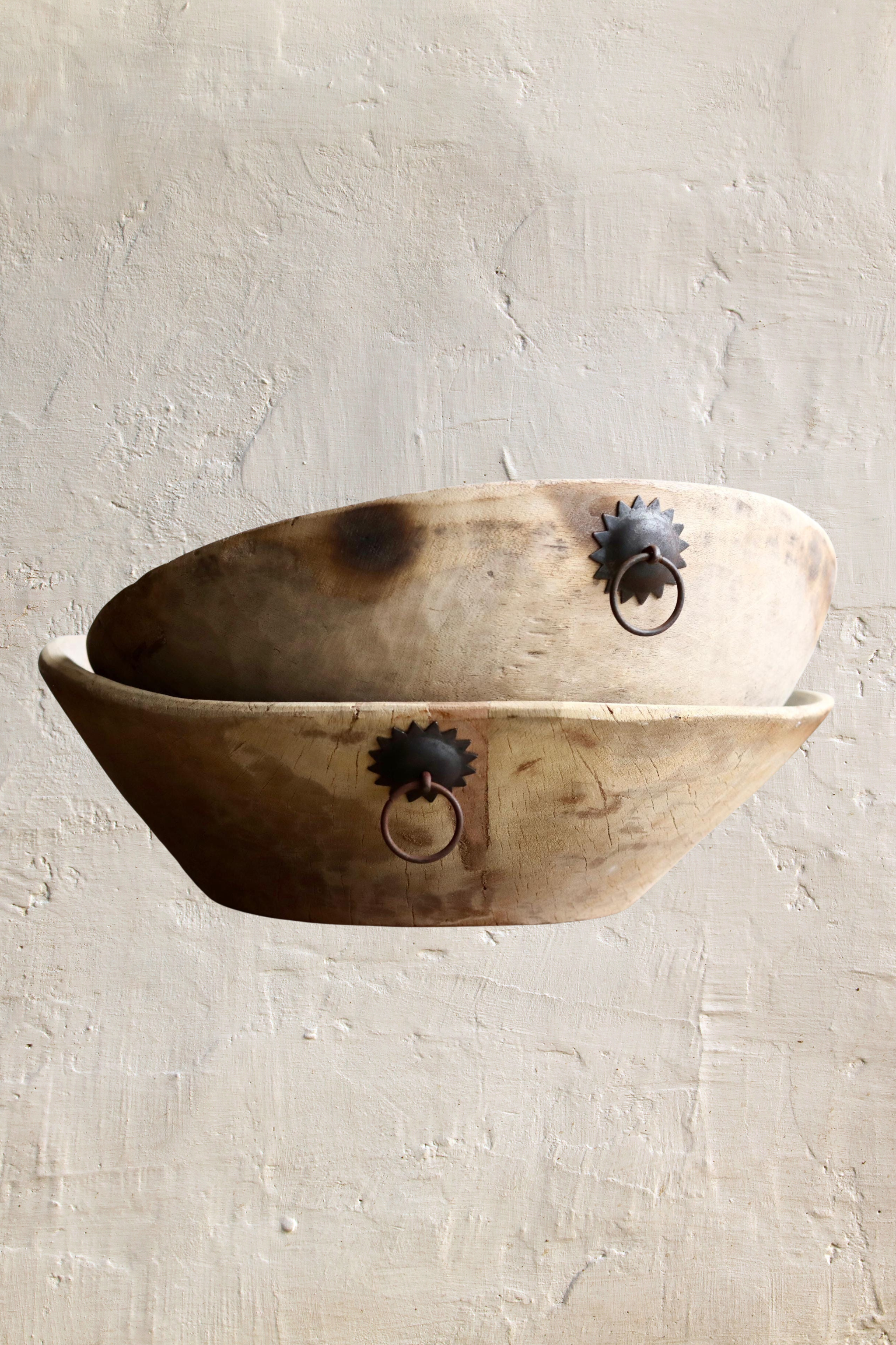 Vintage Wooden Parat Bowl