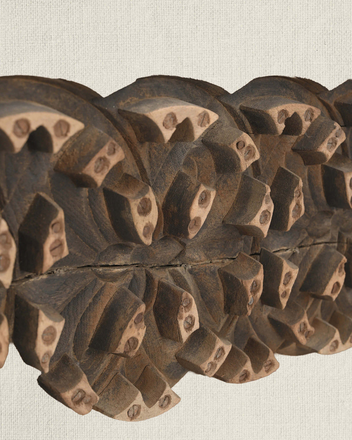 Teak Wood Carved Mold 38"