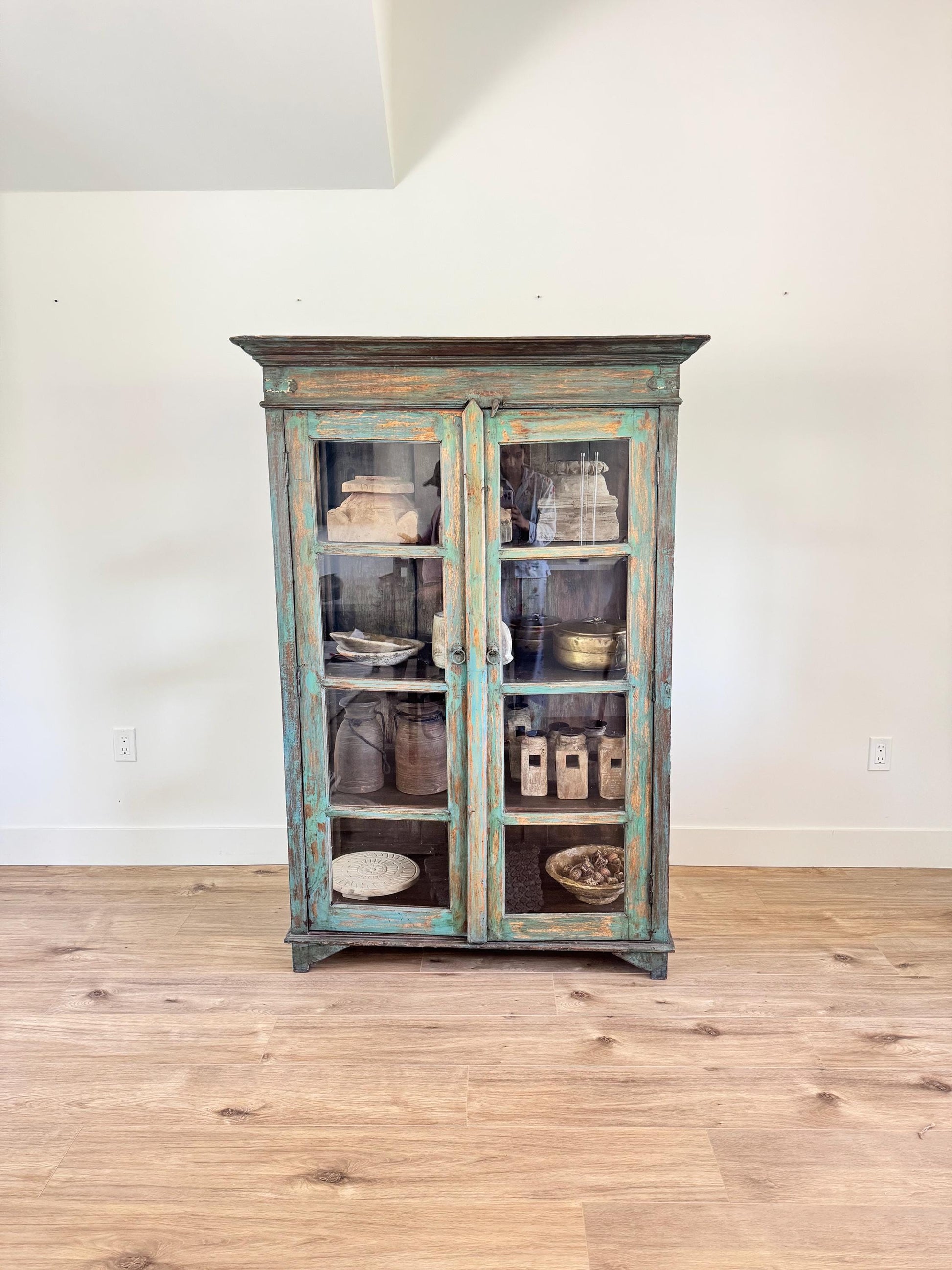 Vintage Oak Wood Cabinet