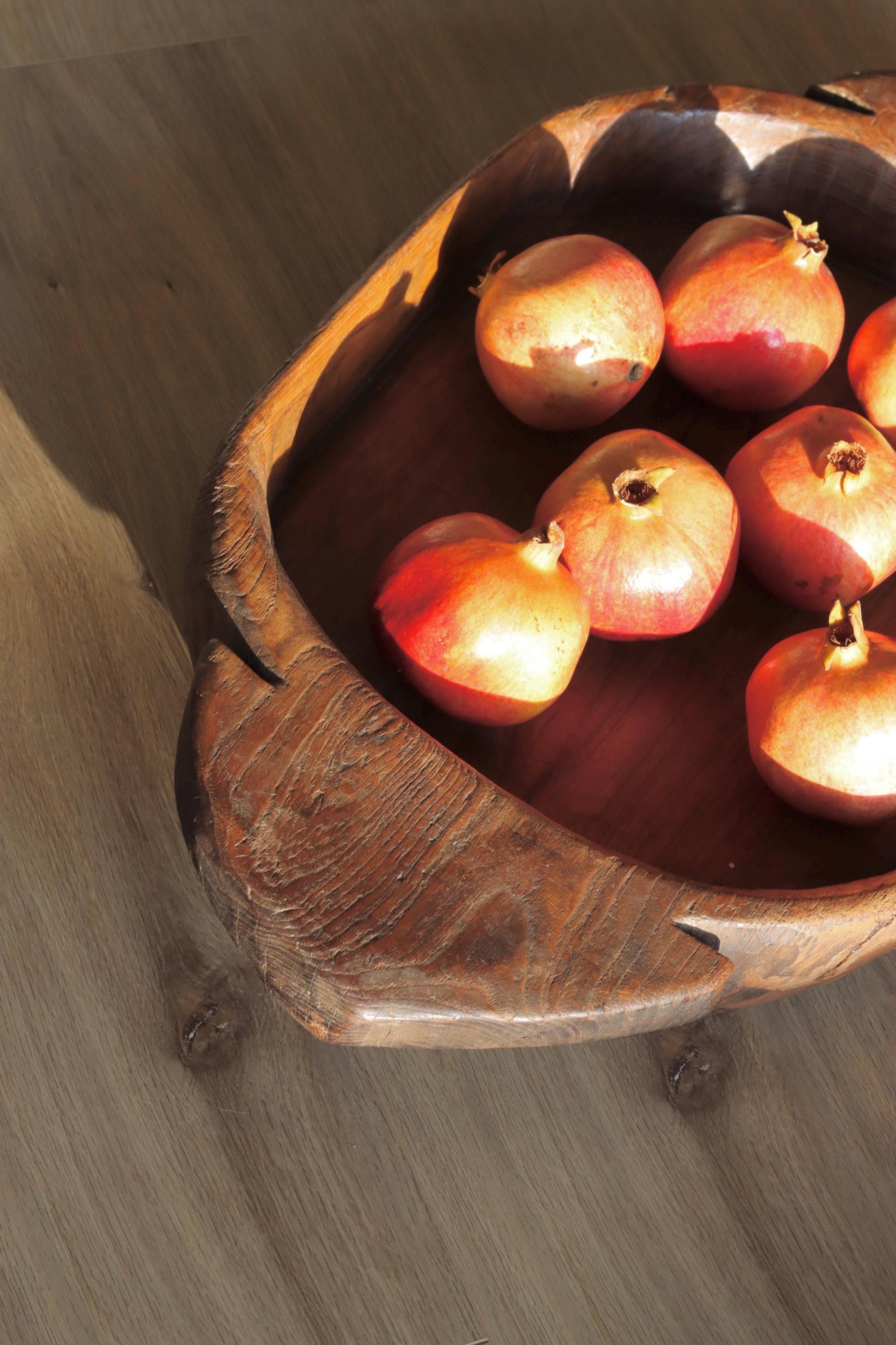 Extra Large Vintage Wooden Parat Tray