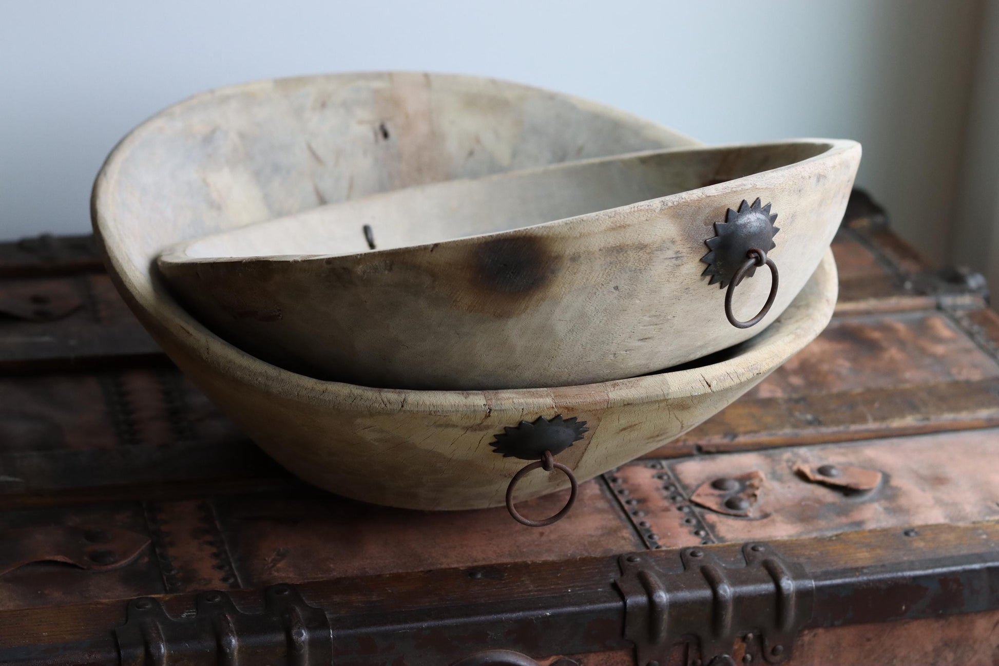 Vintage Wooden Parat Bowl