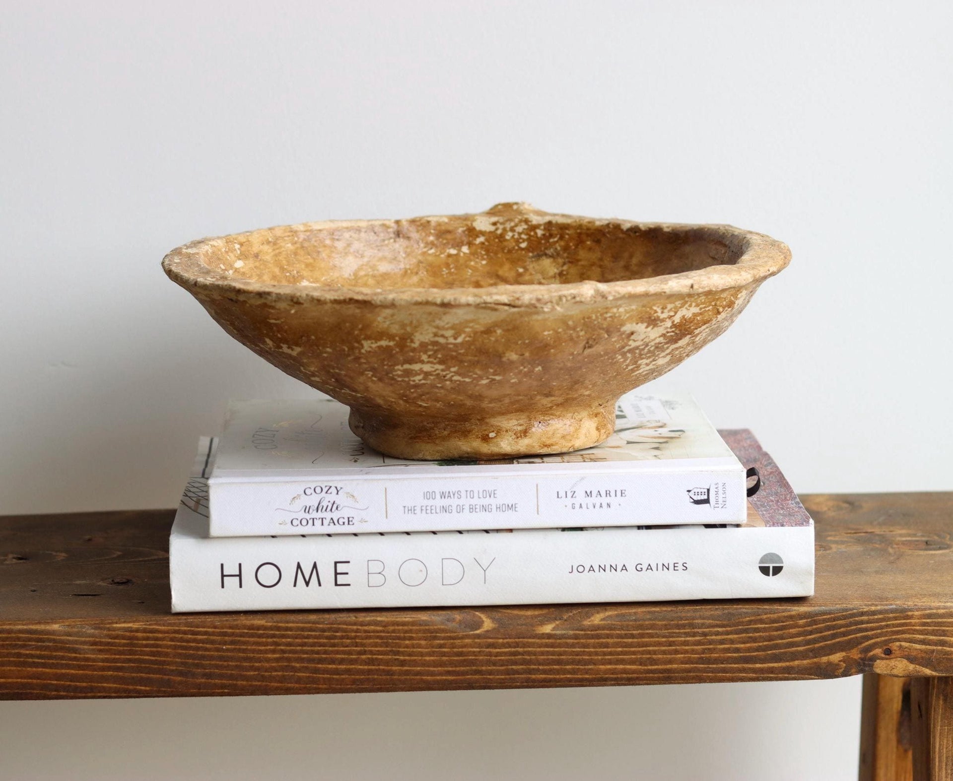 Antique 20th Century Paper Mache Bowl