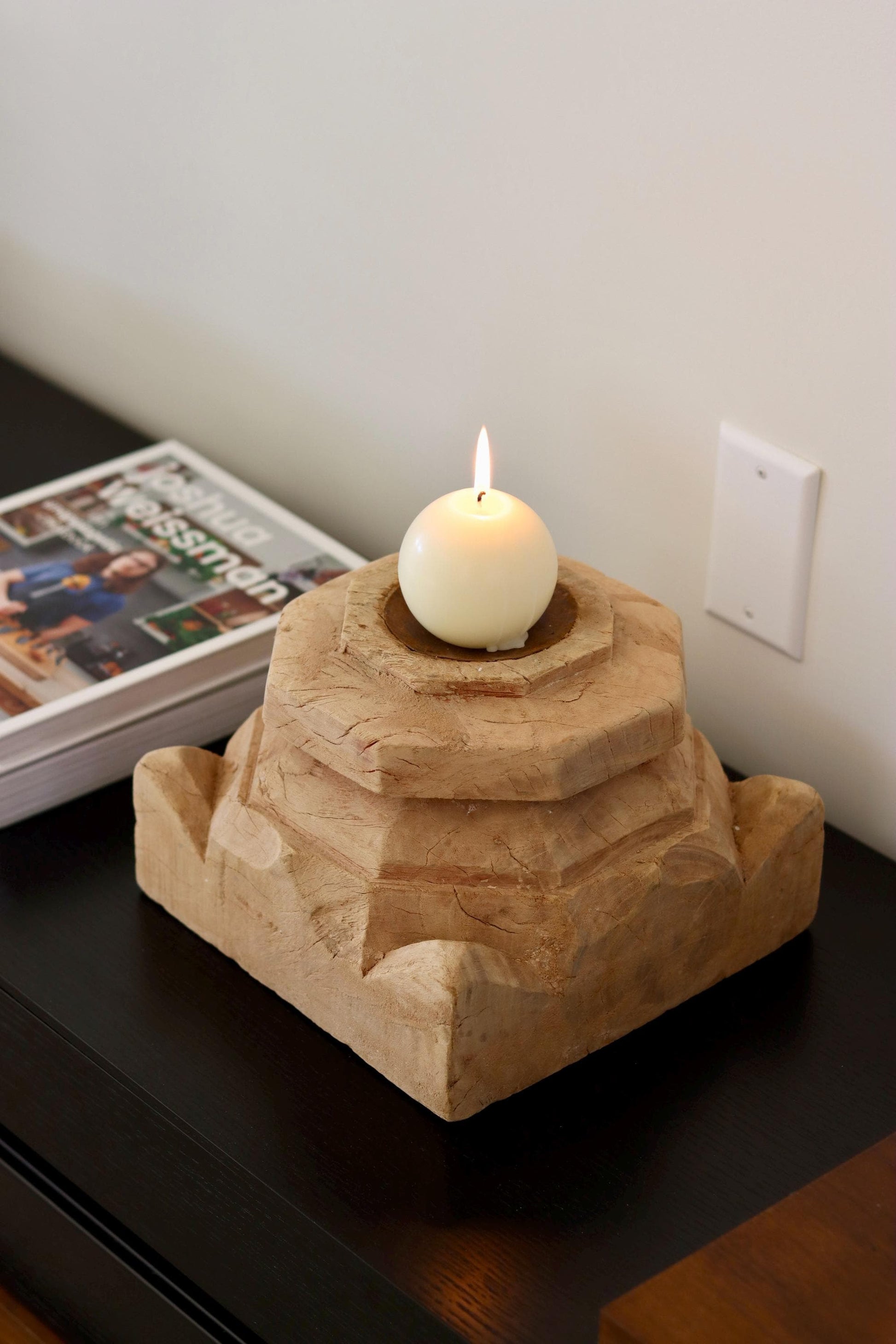 Vintage Column Base Candle Holder