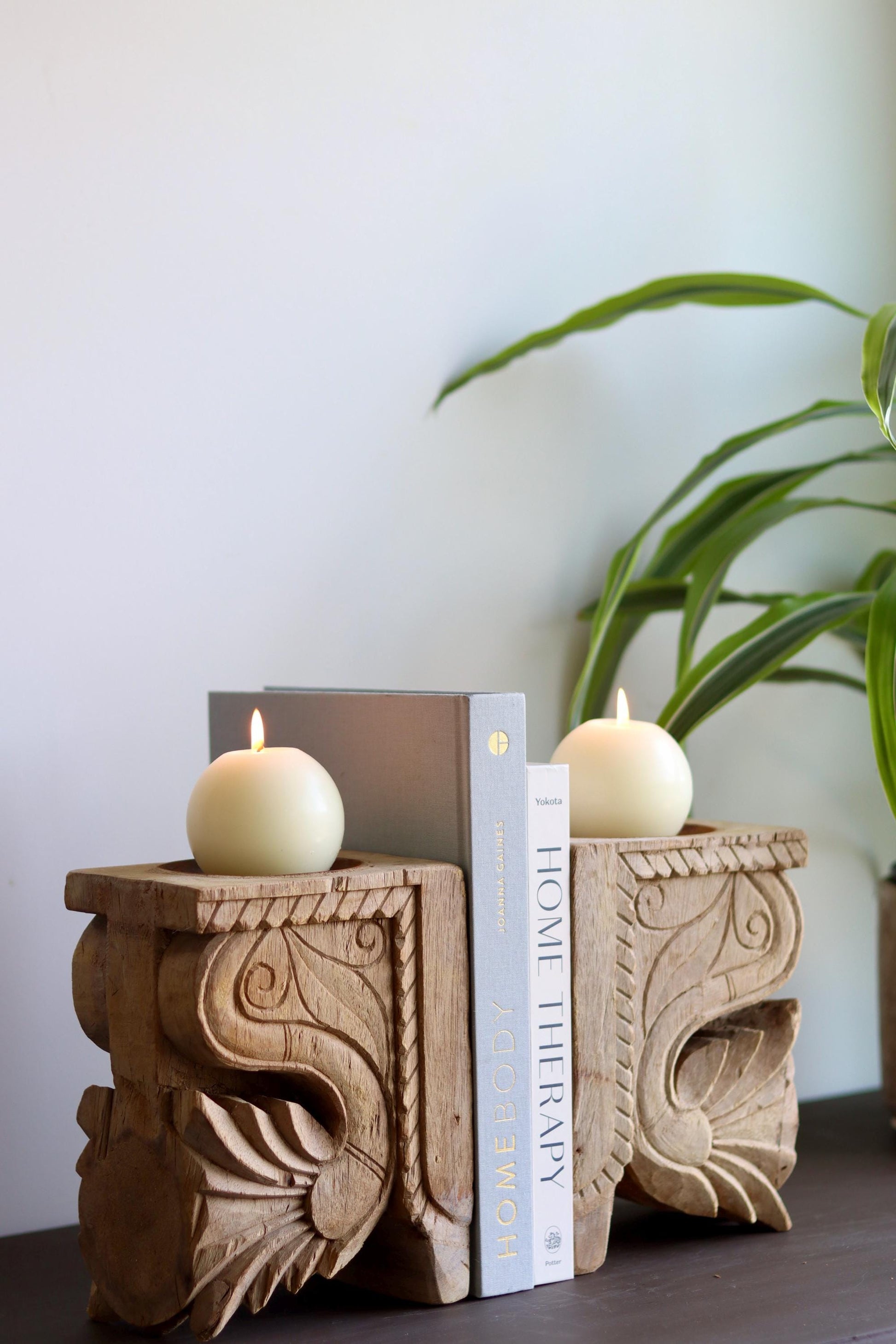 Vintage Corbel Candle Holder & Bookend