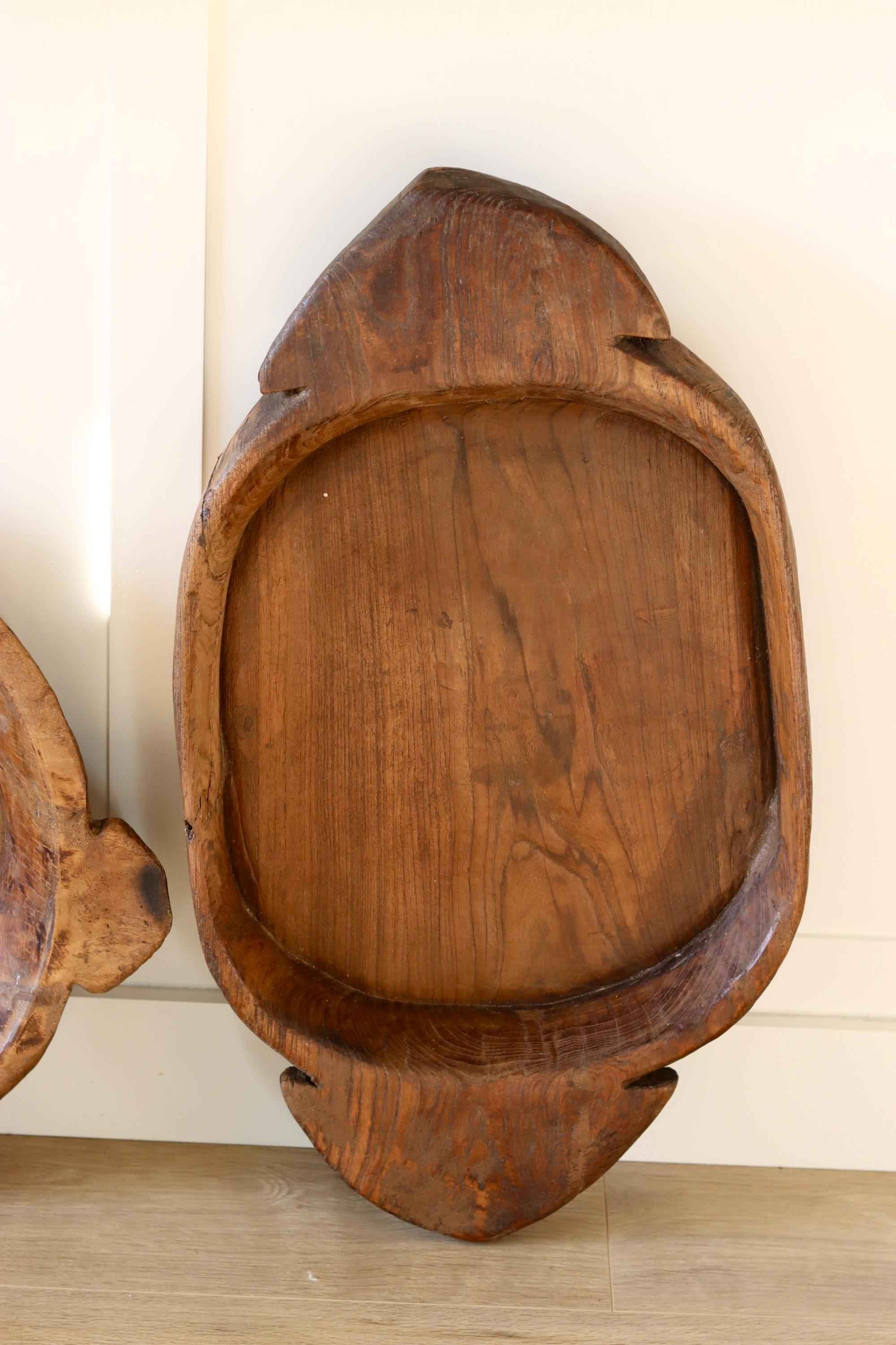 Extra Large Vintage Wooden Parat Tray