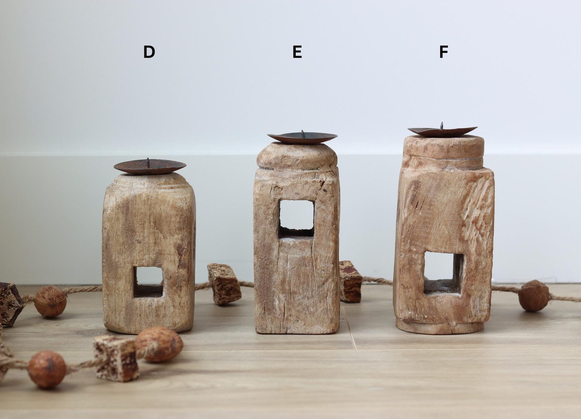 Vintage Small Paga Candle Holders