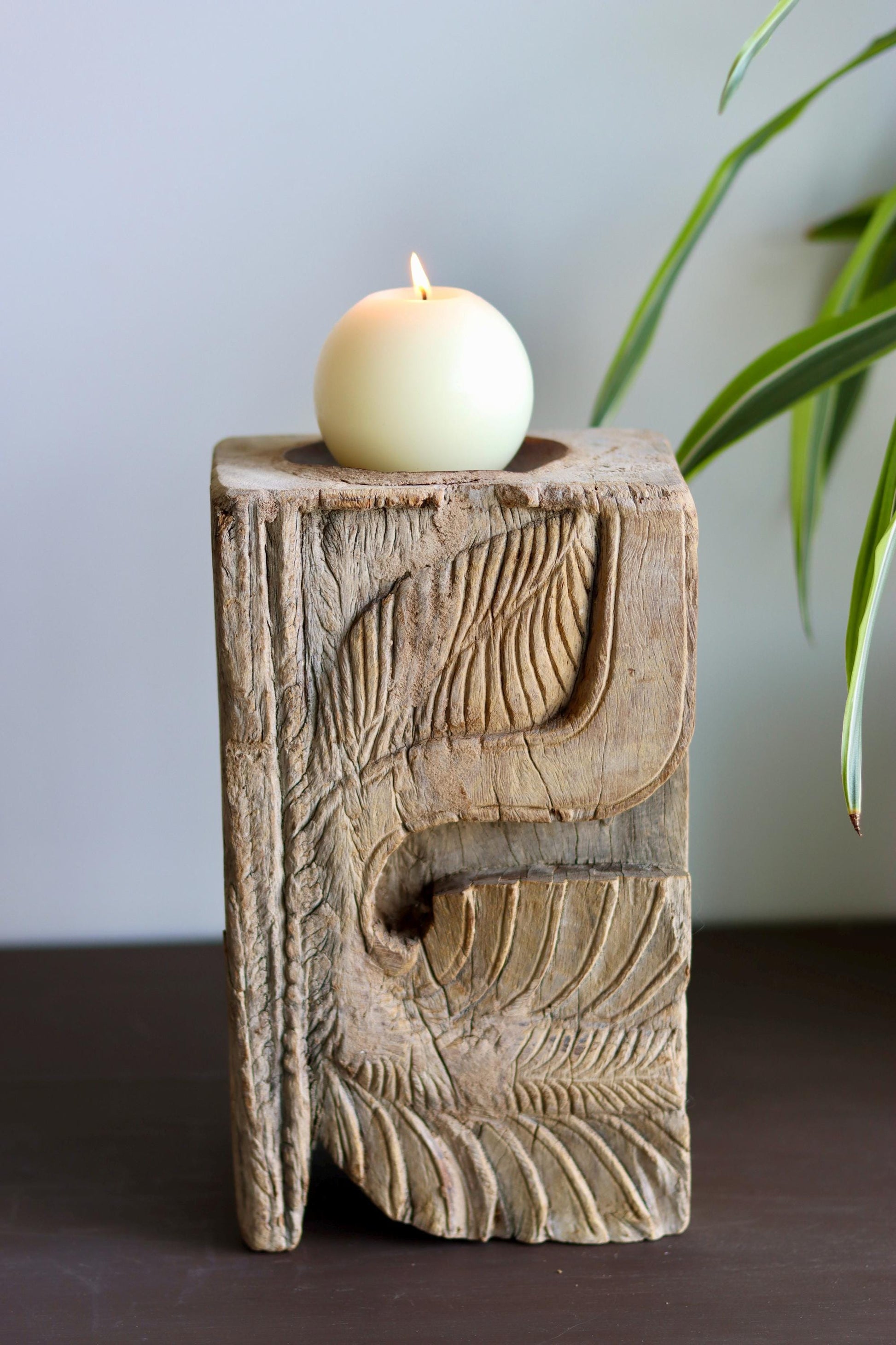 Vintage Corbel Candle Holder & Bookend