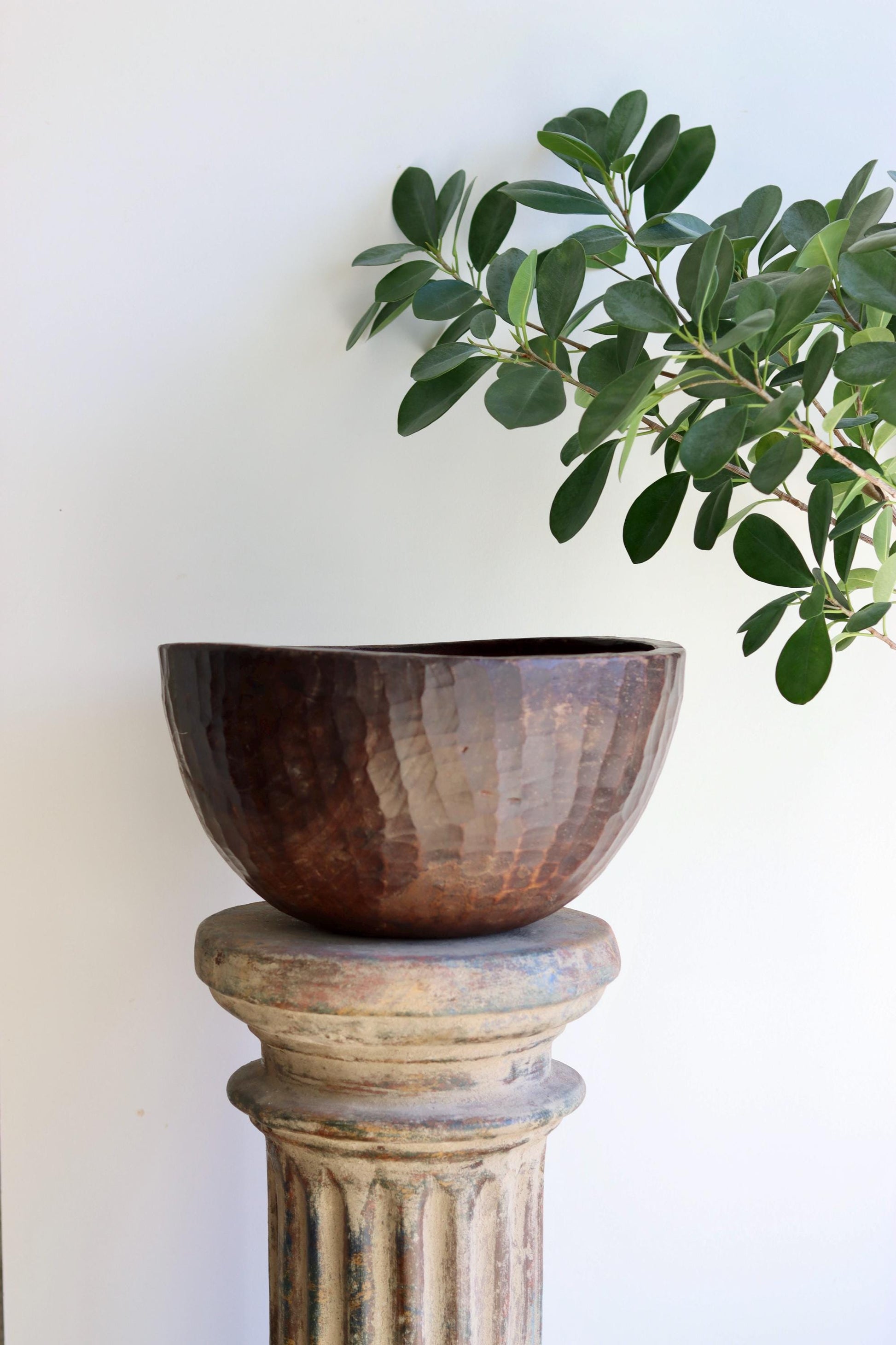 Vintage Naga Primitive Wooden Bowl