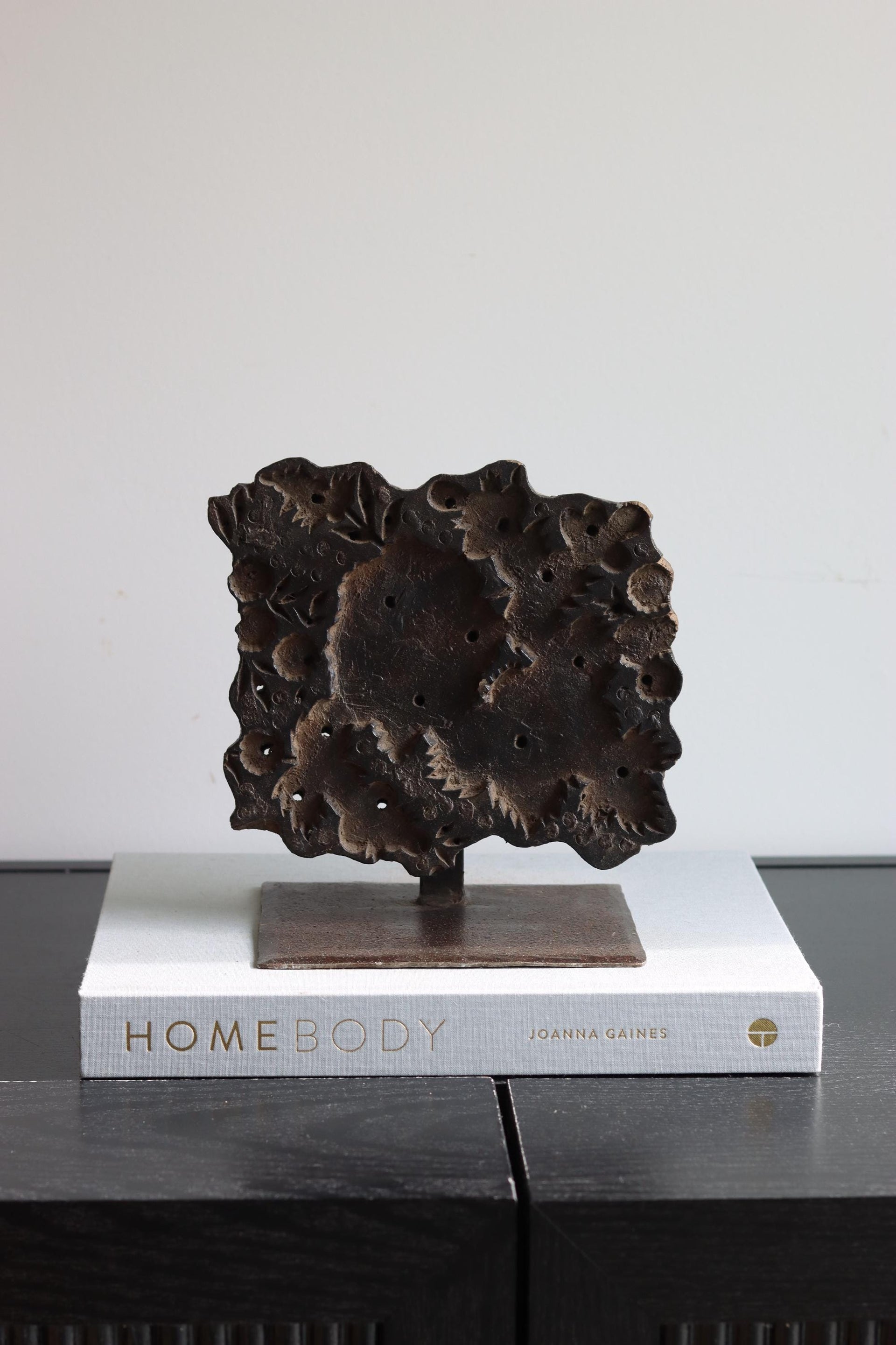 Vintage Block Print Stamp on Stand