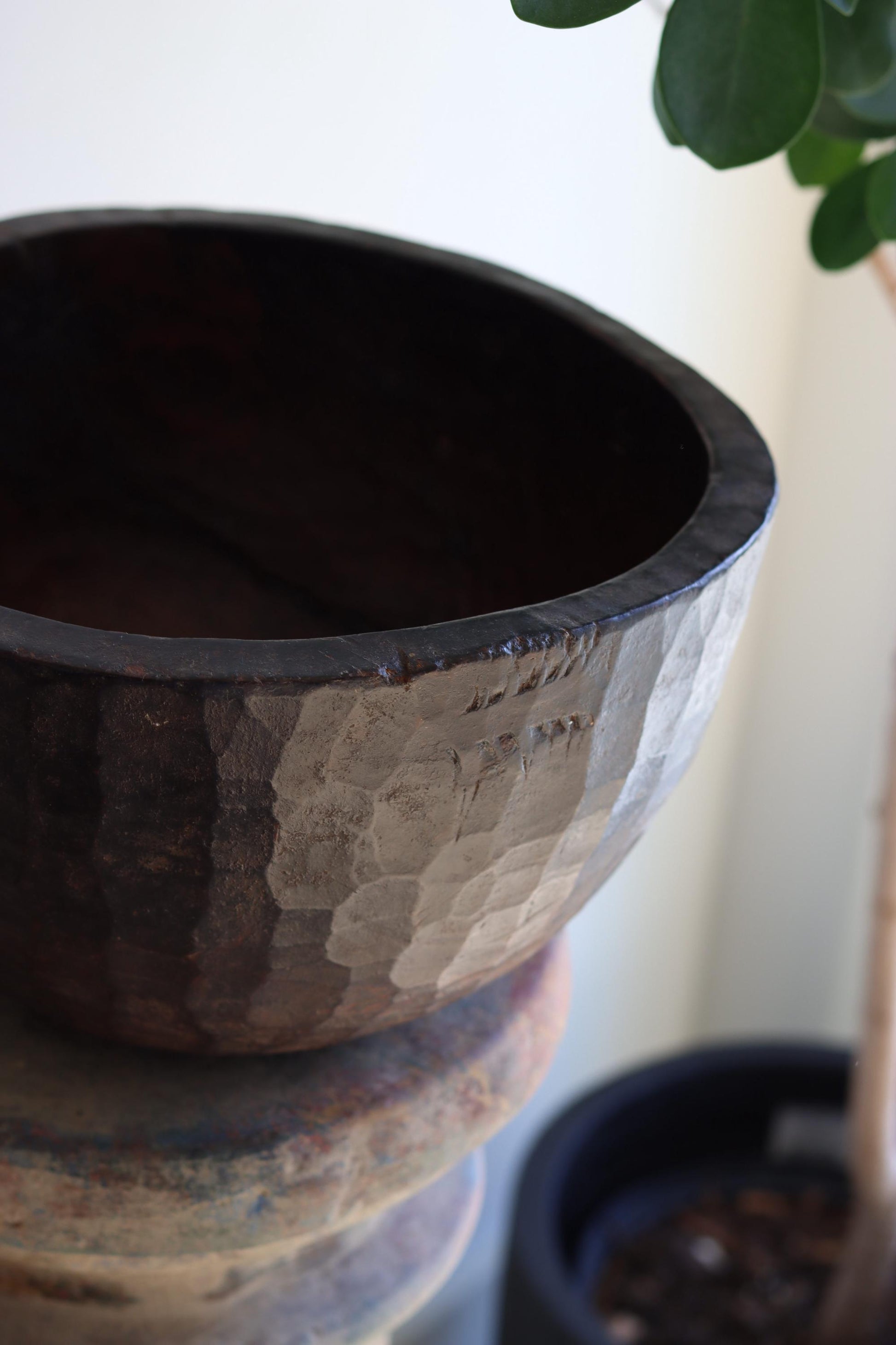 Vintage Naga Primitive Wooden Bowl
