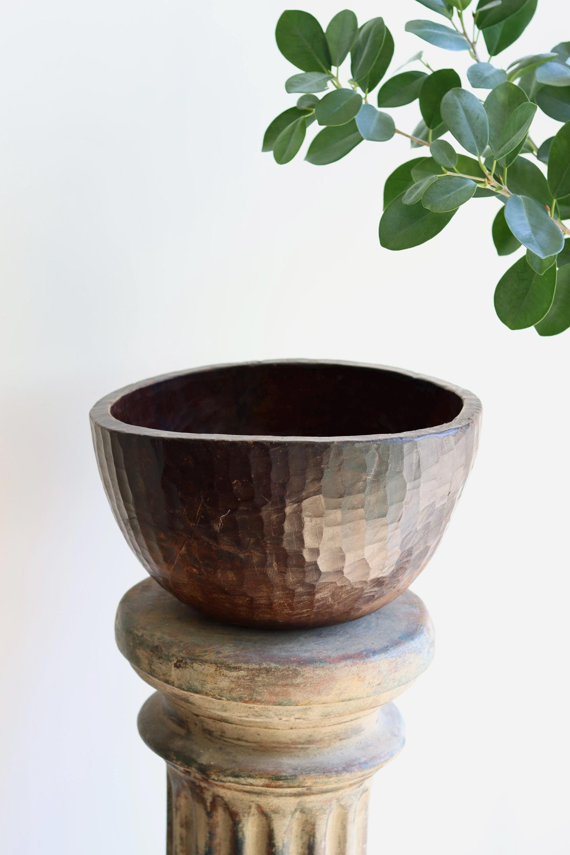 Vintage Naga Primitive Wooden Bowl