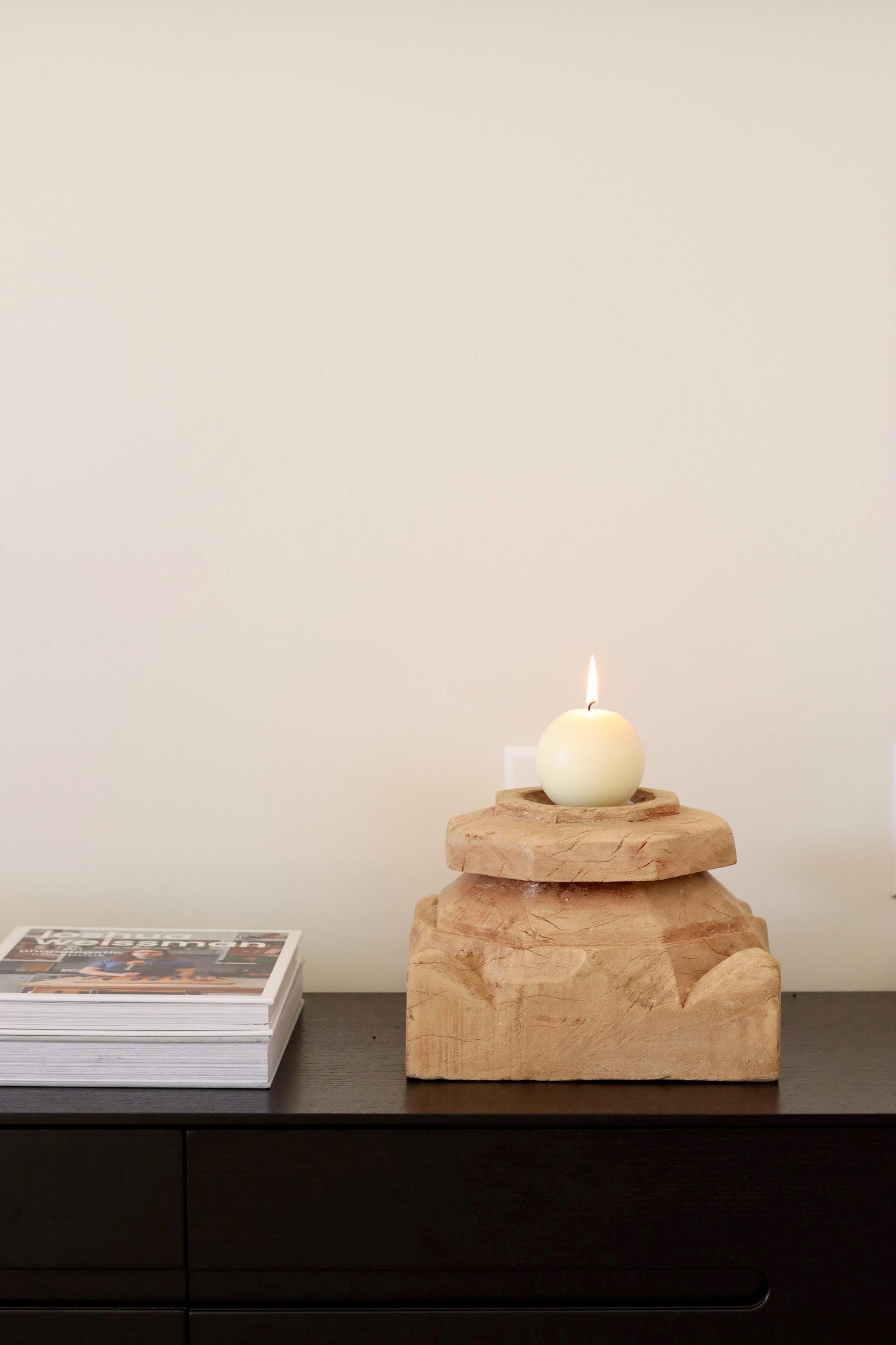 Vintage Column Base Candle Holder