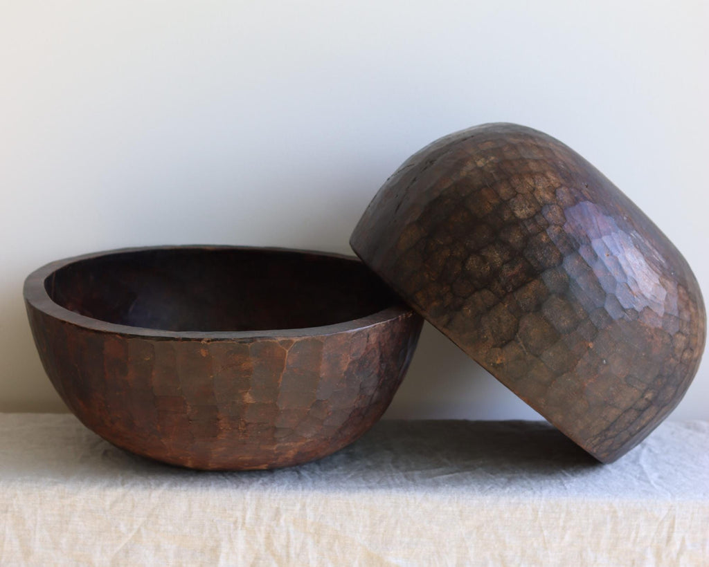 Vintage Naga Primitive Wooden Bowl