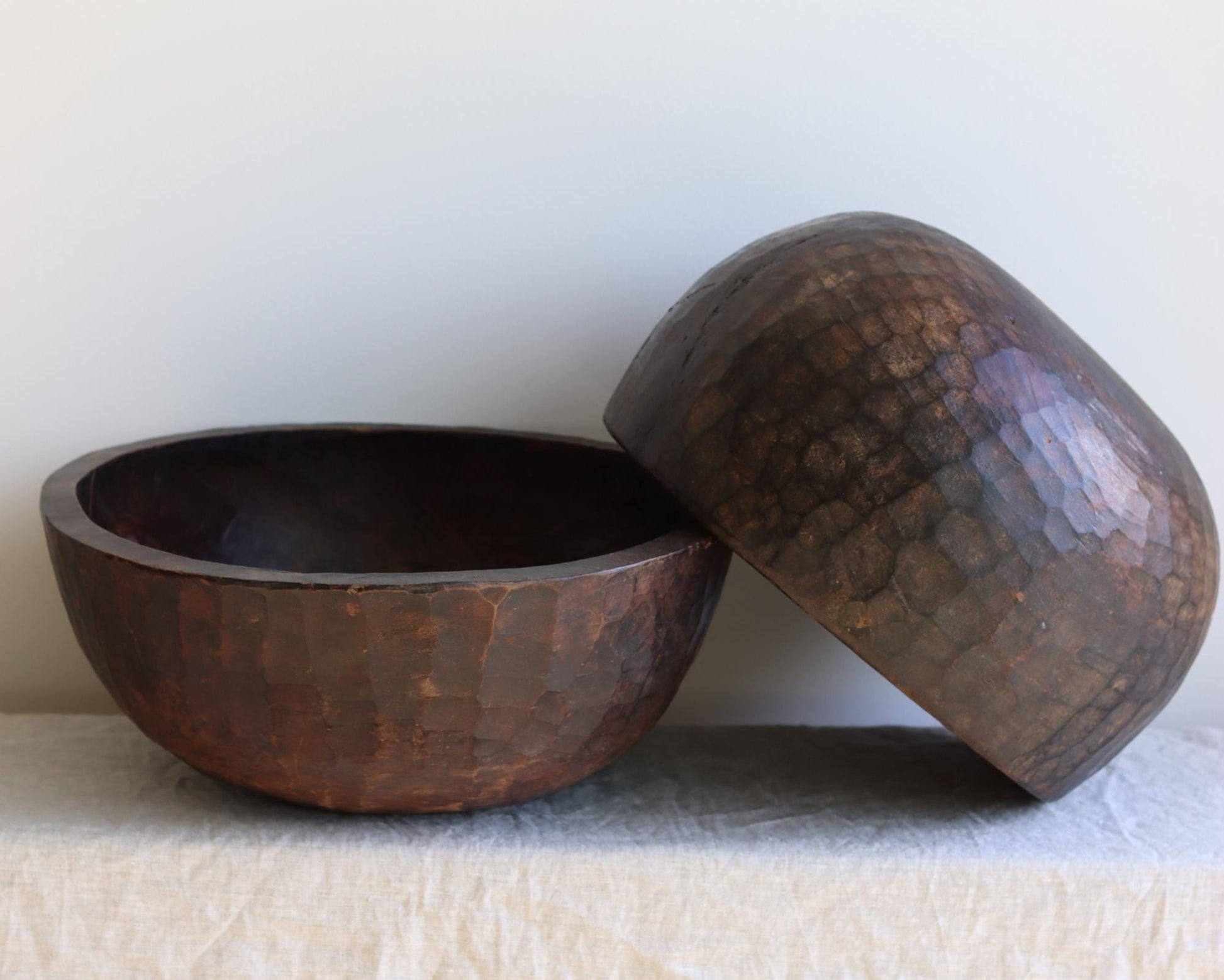 Vintage Naga Primitive Wooden Bowl