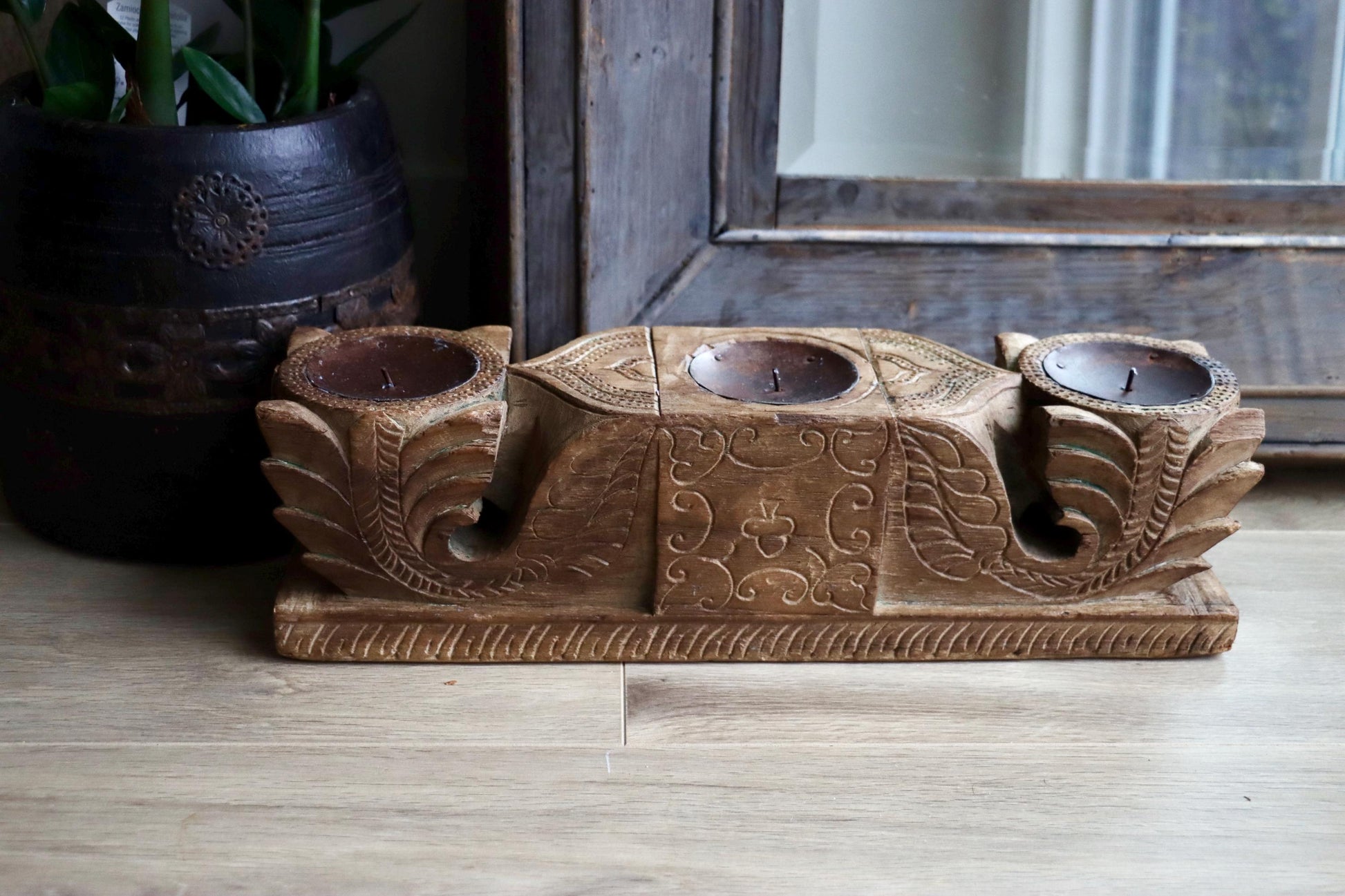 Antique Corbel Candle Holder