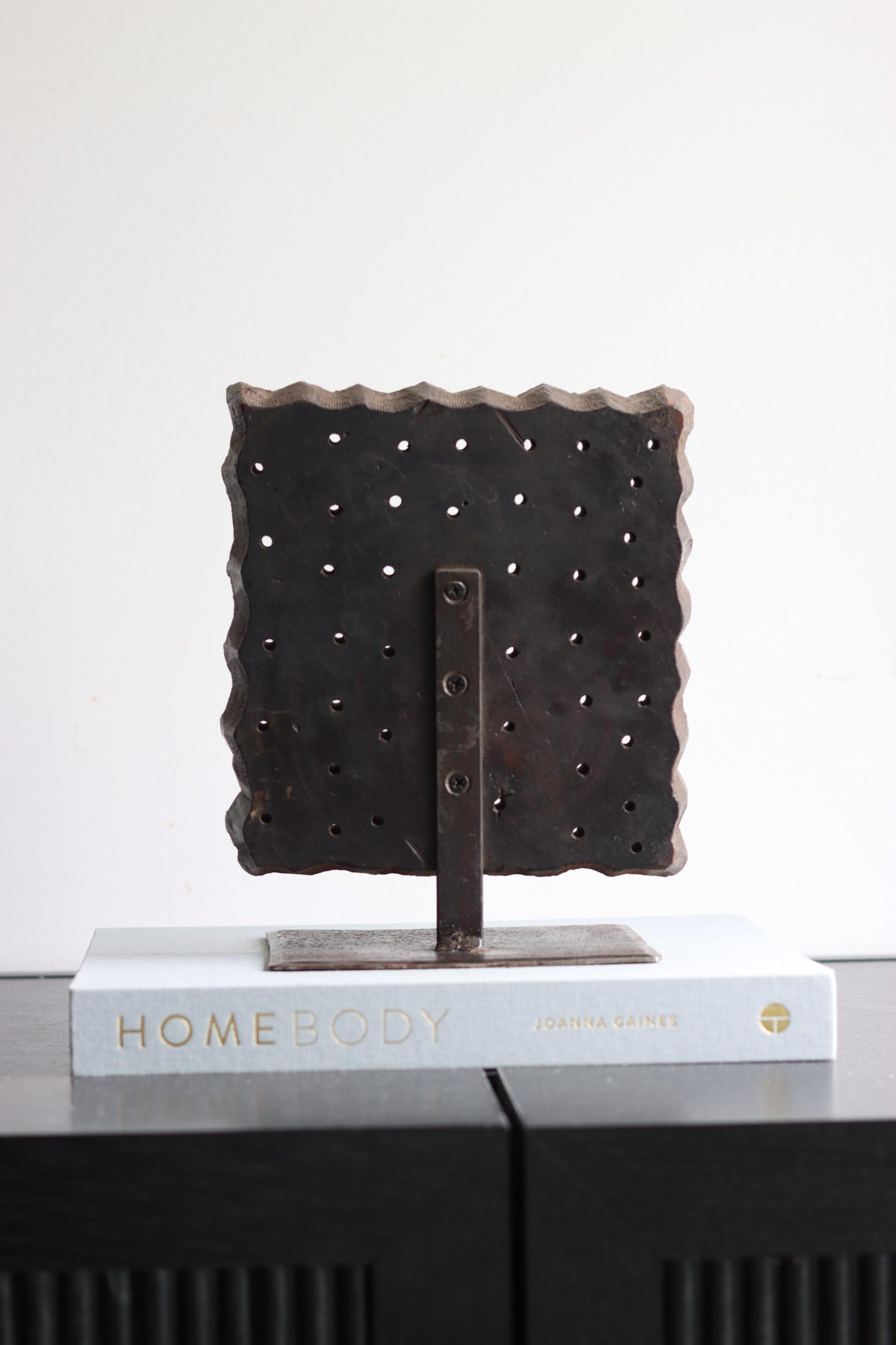 Vintage Block Print Stamp on Stand