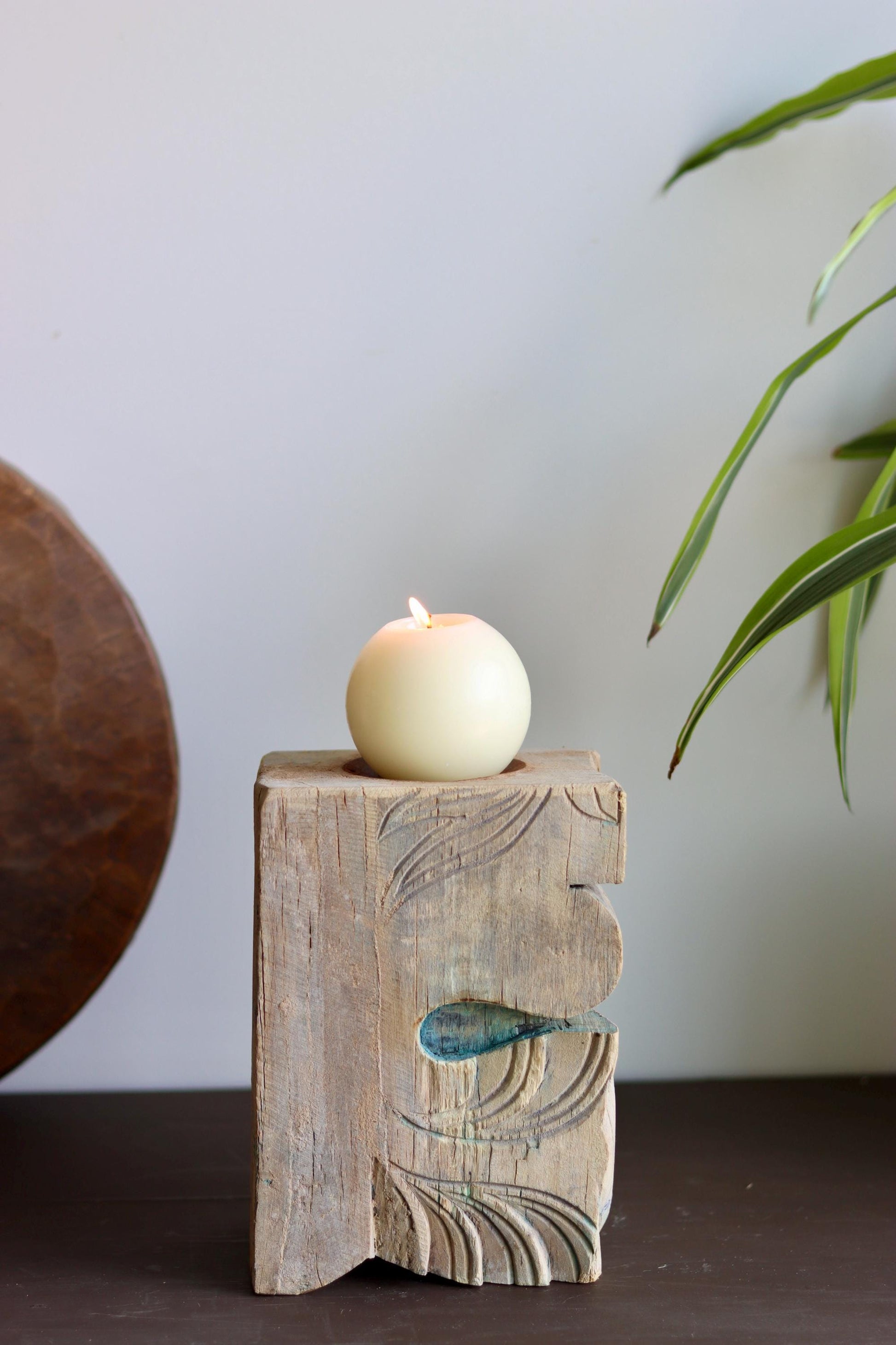 Vintage Corbel Candle Holder & Bookend